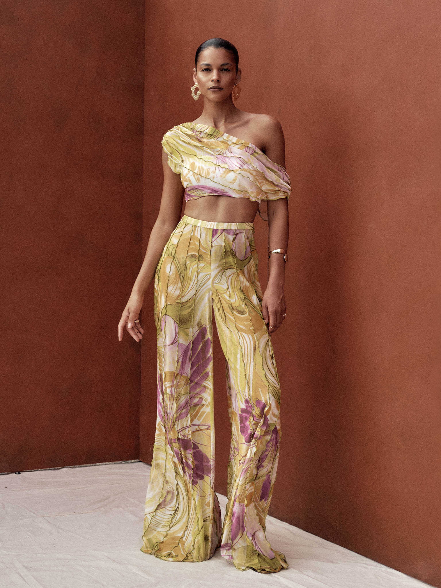 ANDREA IYAMAH FARA PANTS - VIBRA PRINT