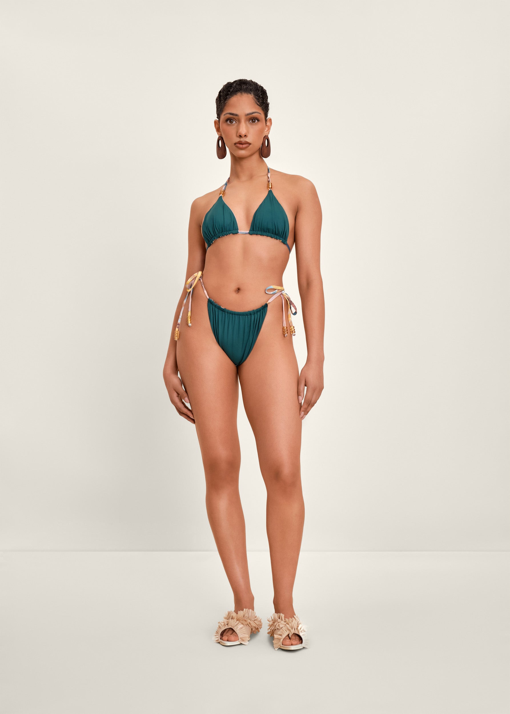 INTI REVERSIBLE BIKINI - POM PRINT/OCEAN