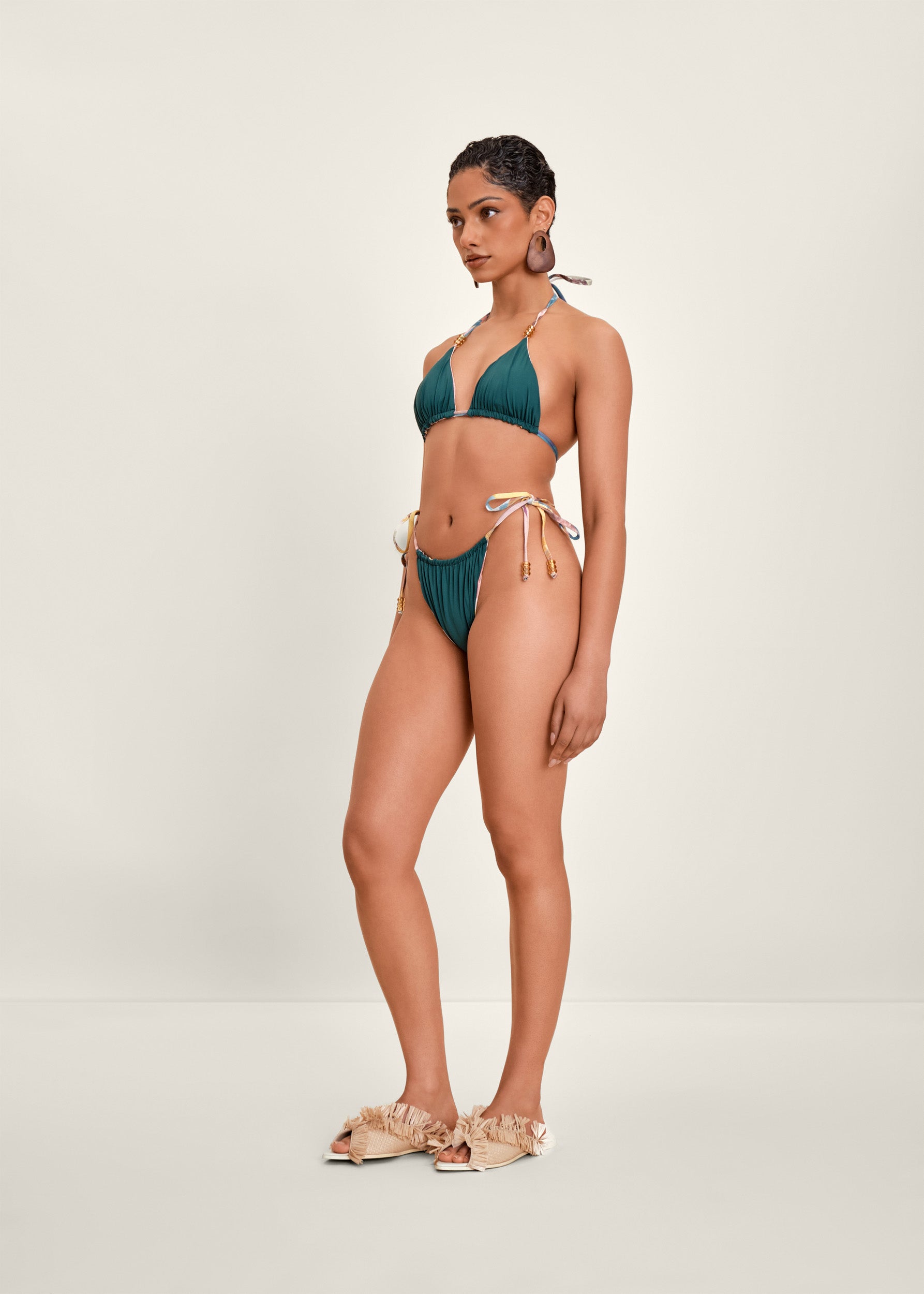 INTI REVERSIBLE BIKINI - POM PRINT/OCEAN