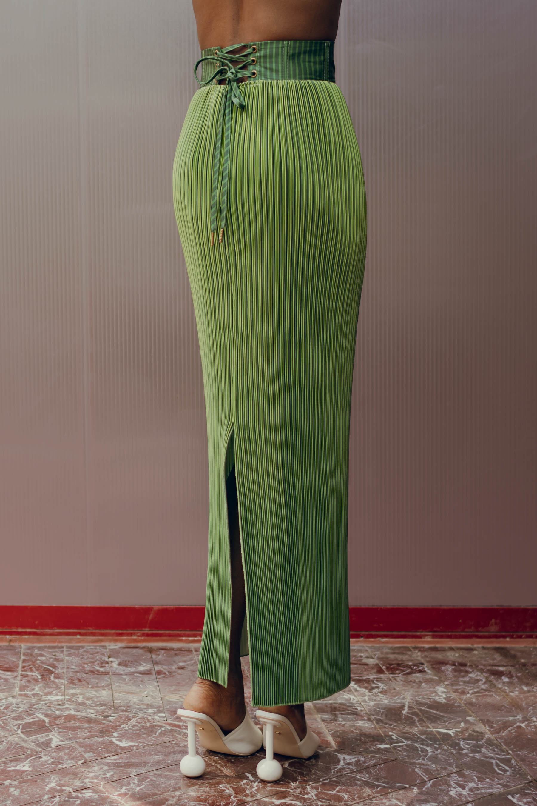 BEKA MAXI SKIRT - EMERALD