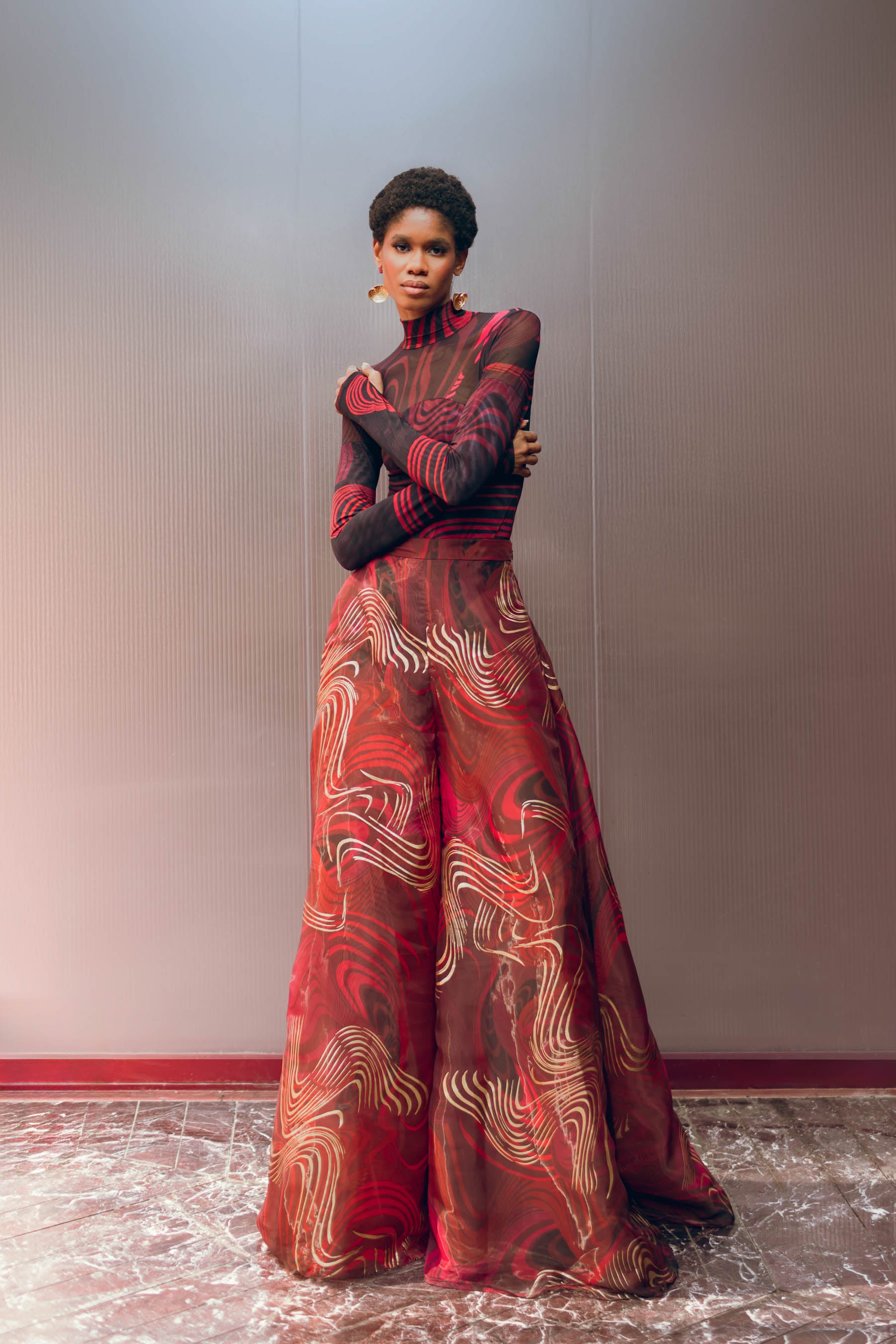 ORO PANTS - CORDA FOIL PRINT