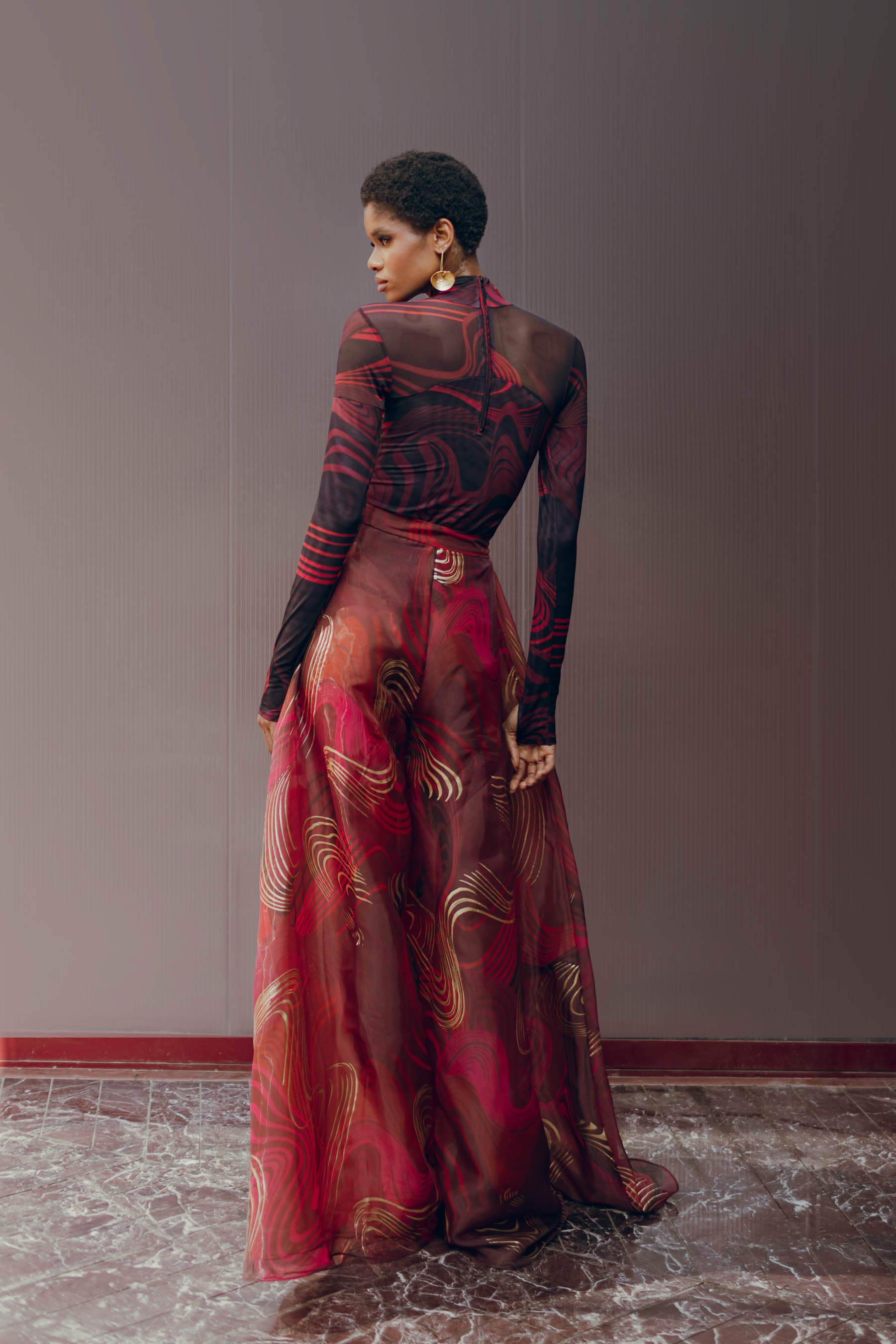 ORO PANTS - CORDA FOIL PRINT