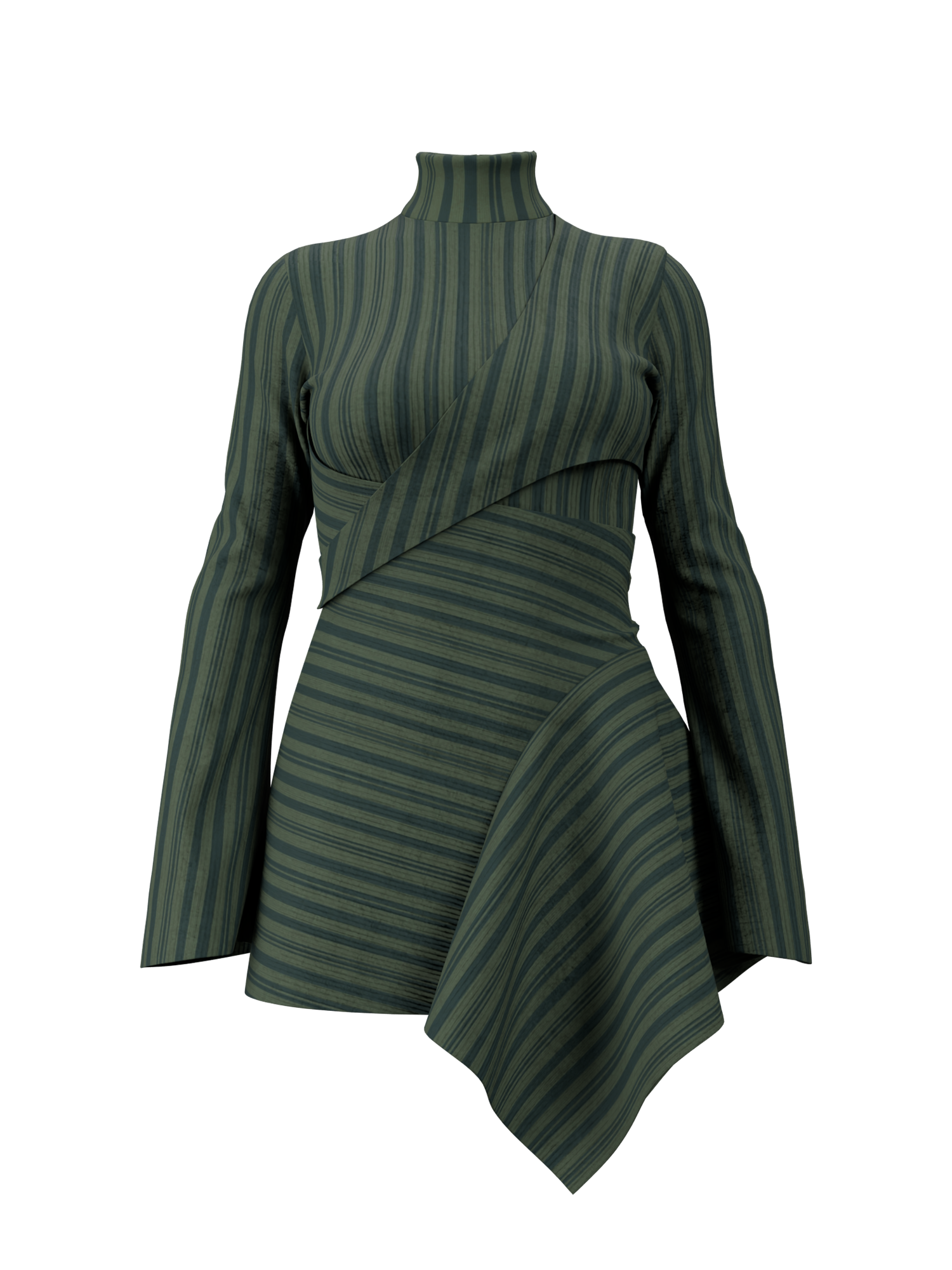 AYO KNIT TOP - GREEN