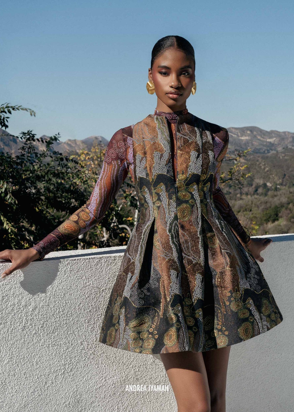 VENTI DRESS - KAVA JACQUARD