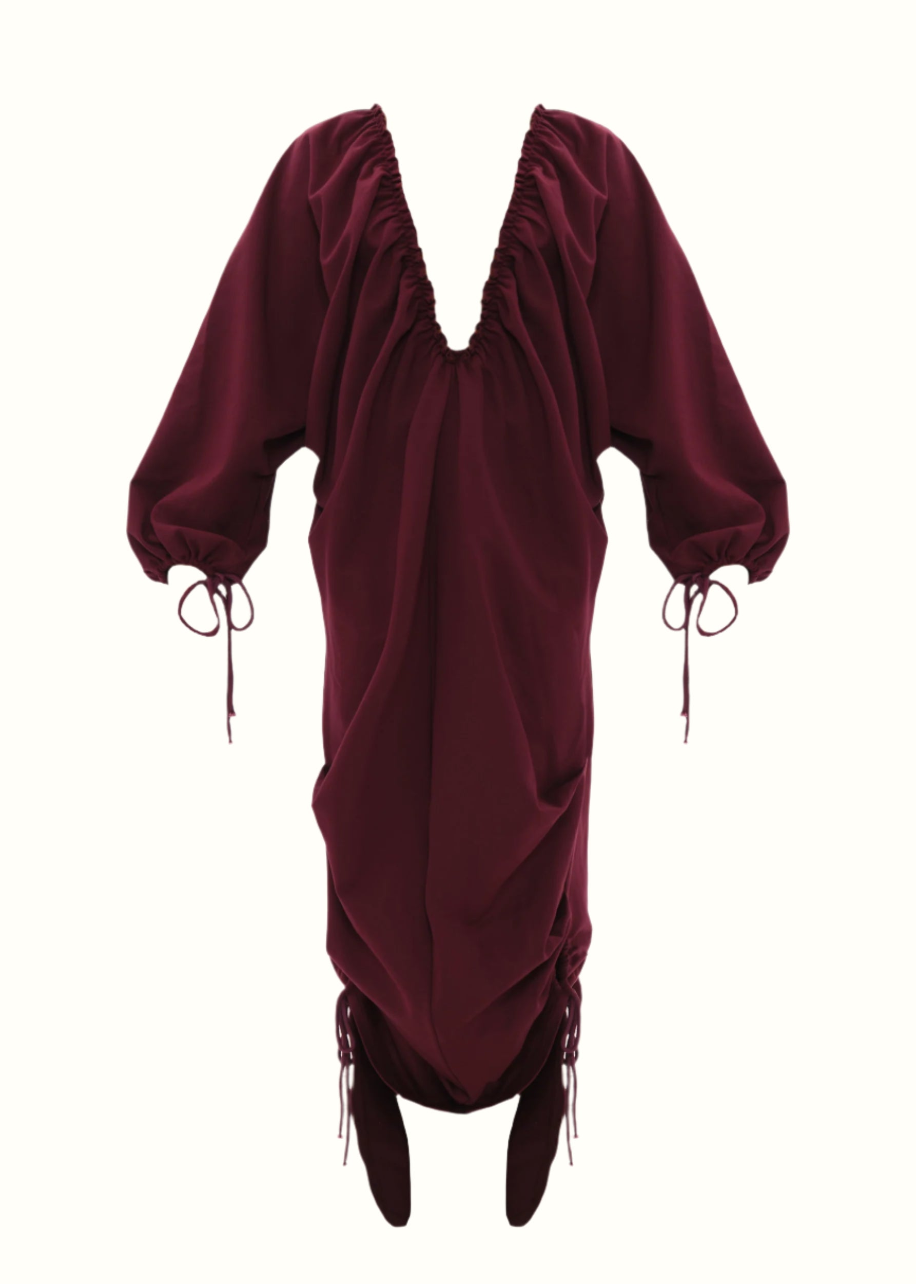 META MAXI DRESS - DARK PLUM