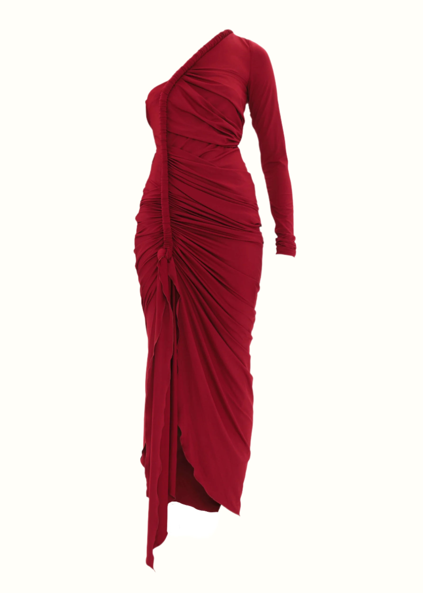 TURI DRESS - BURGUNDY