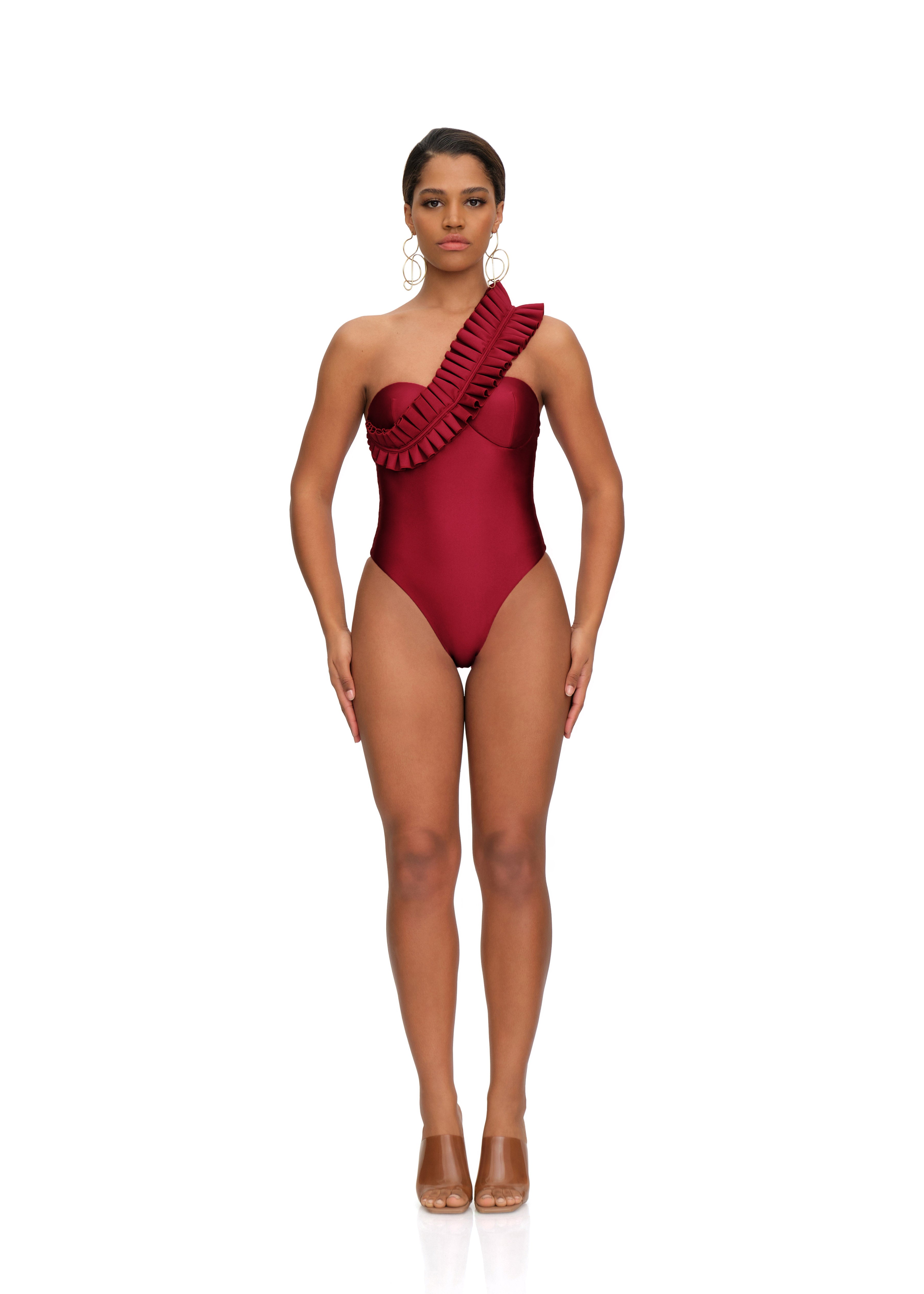 NISI ONE PIECE SWIMSUIT - WINE