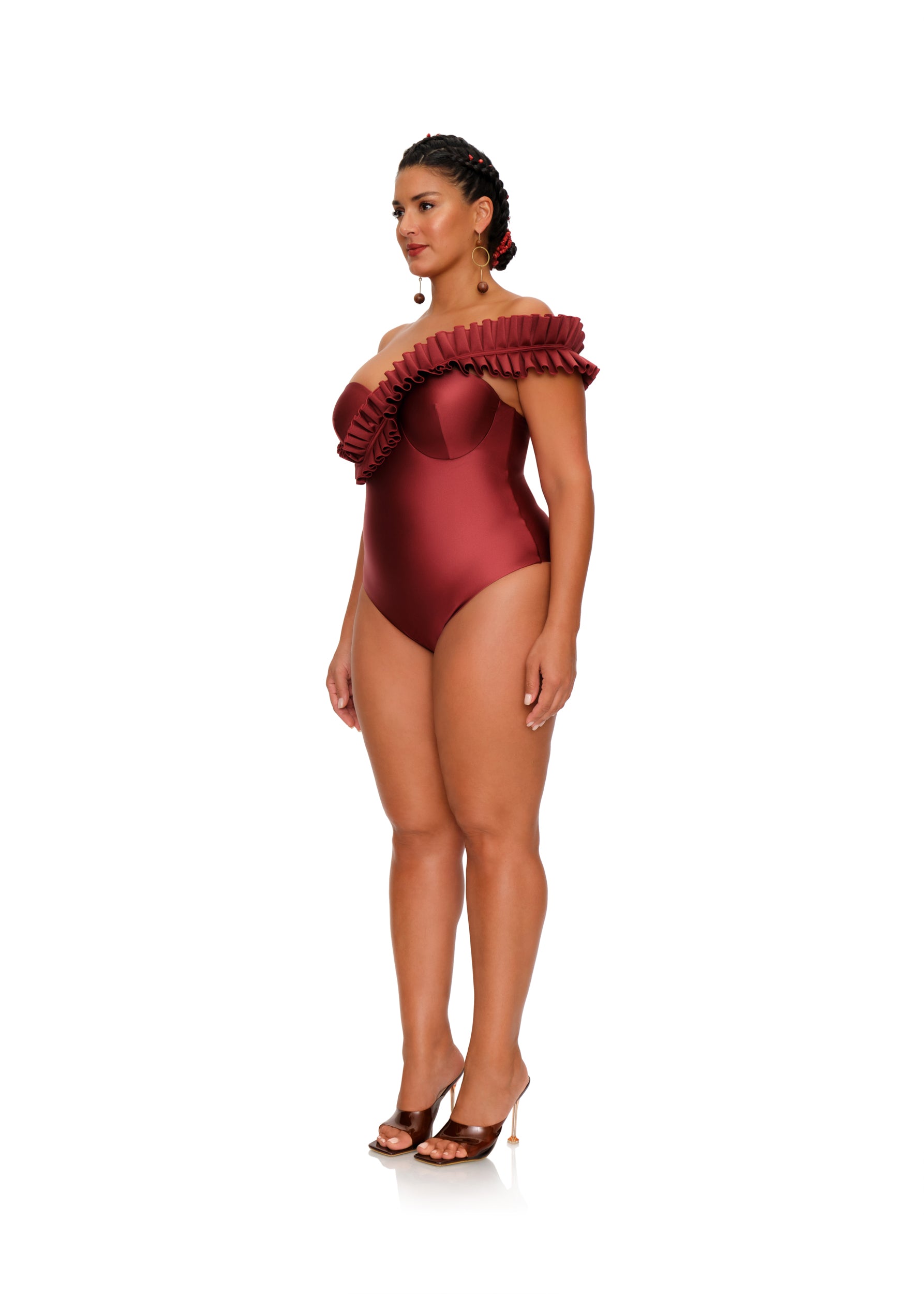NISI ONE PIECE SWIMSUIT - WINE