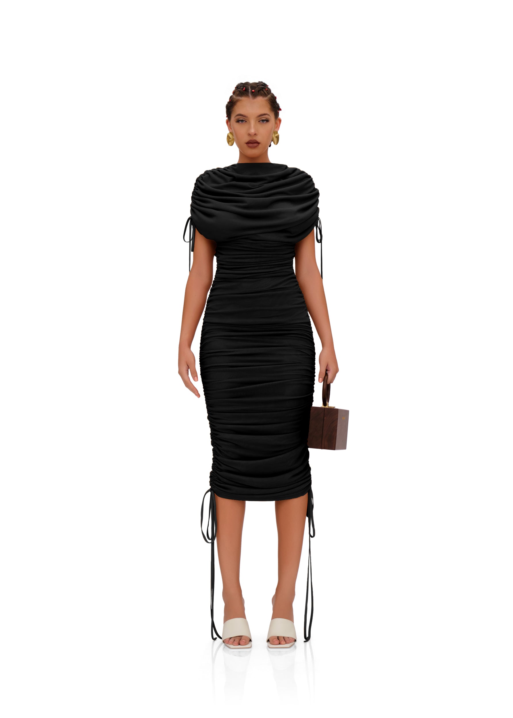 RATU MESH DRESS - BLACK