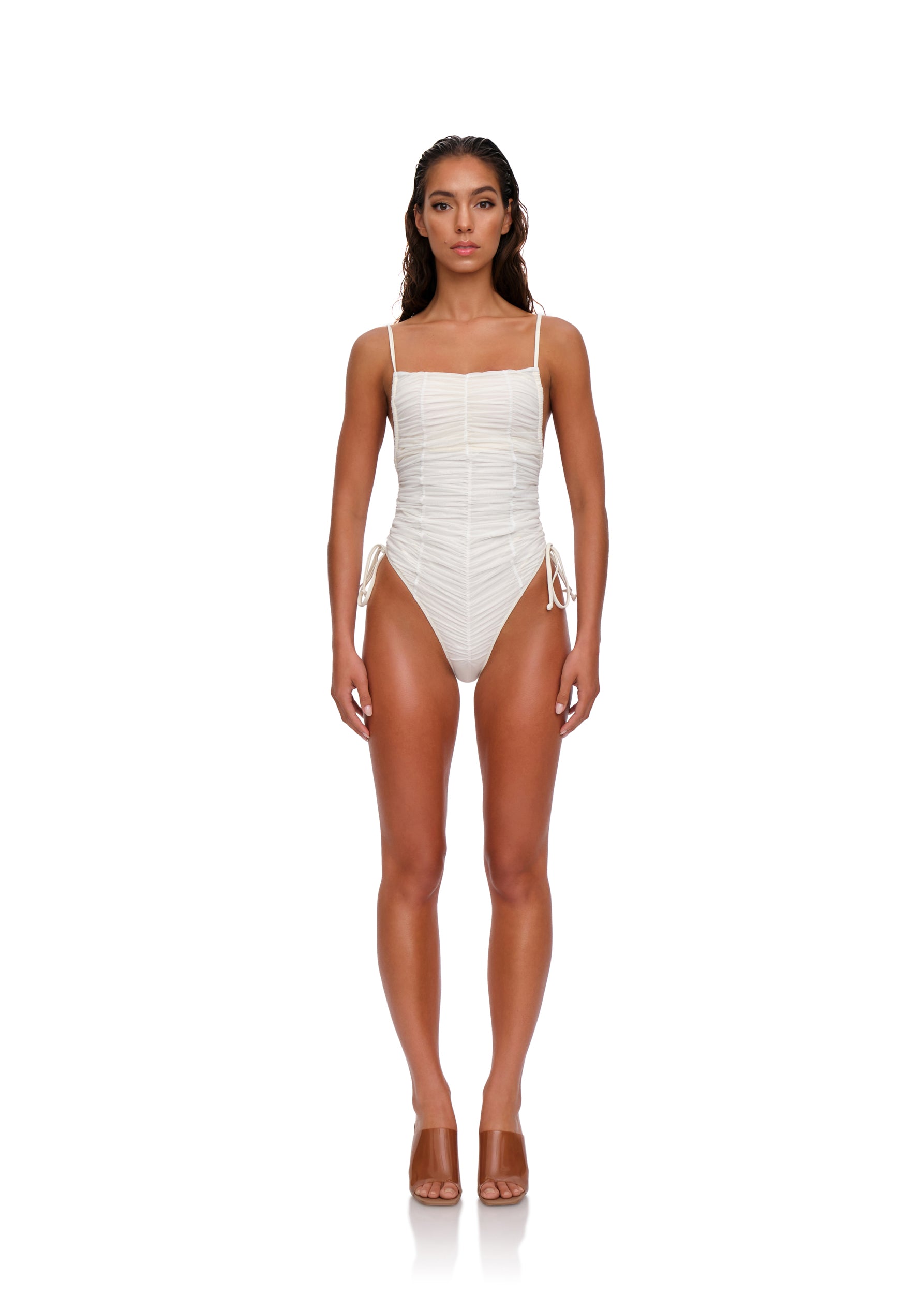RECO ONE PIECE SWIMSUIT - LIMESTONE