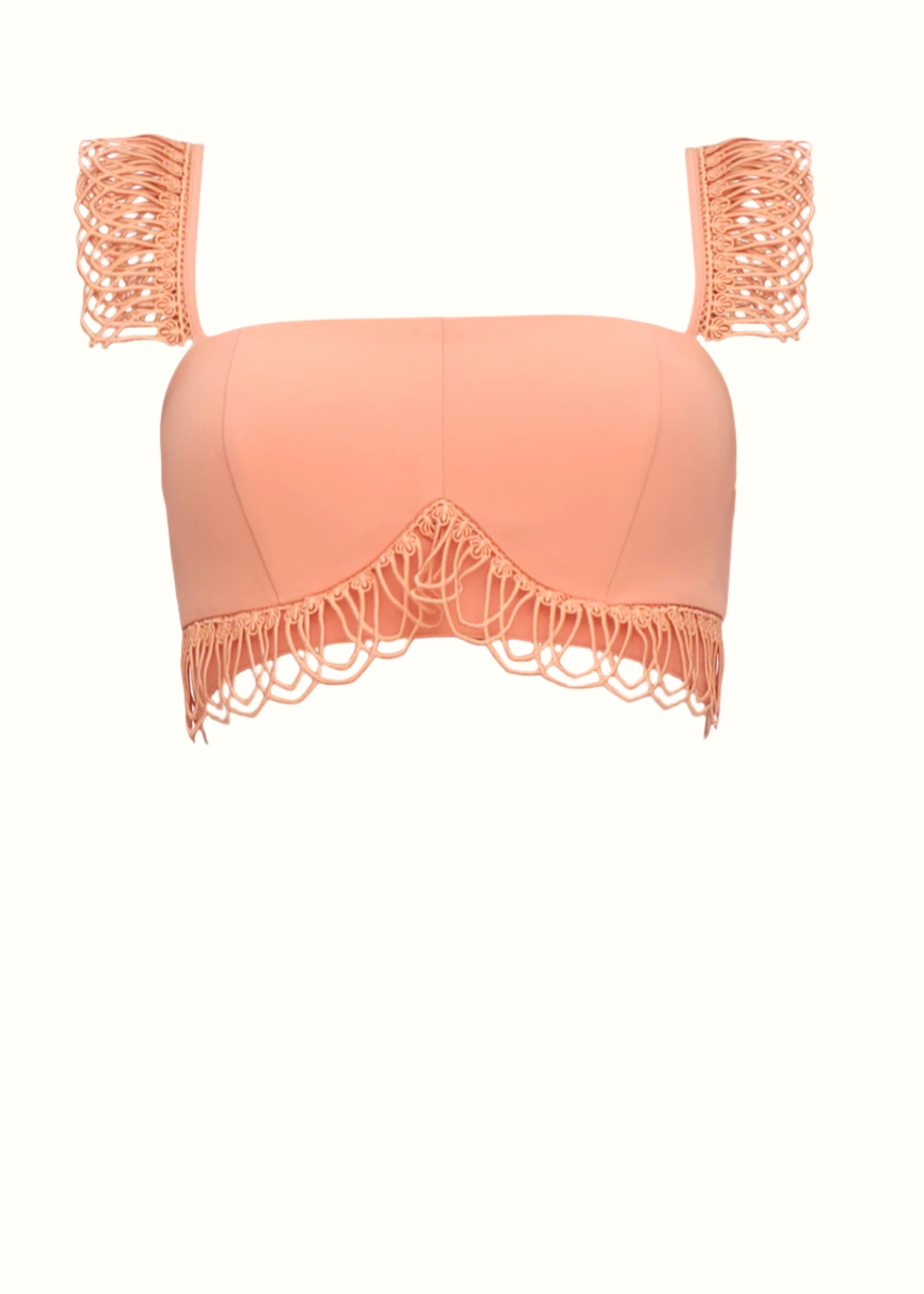 RIZO CROP TOP - POWDER PEACH