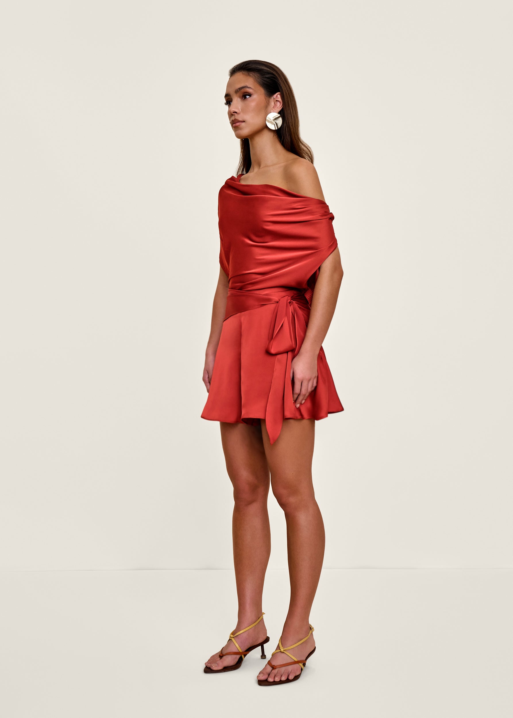 EDAH ROMPER - RED CORAL