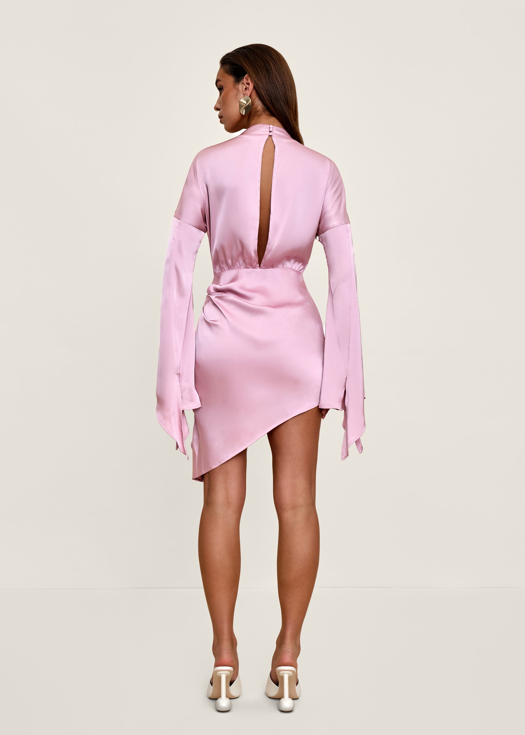 KARI DRESS - POWDER PINK