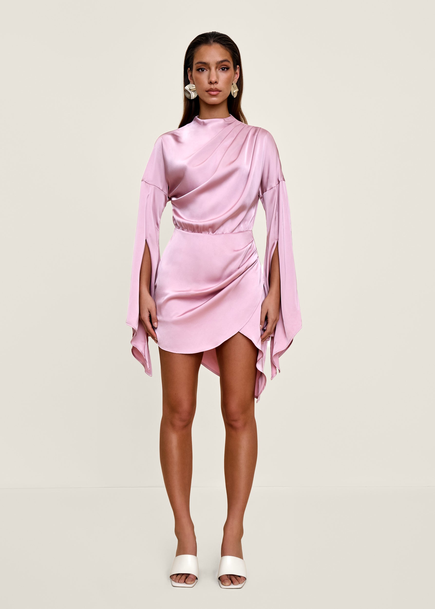 KARI DRESS - POWDER PINK