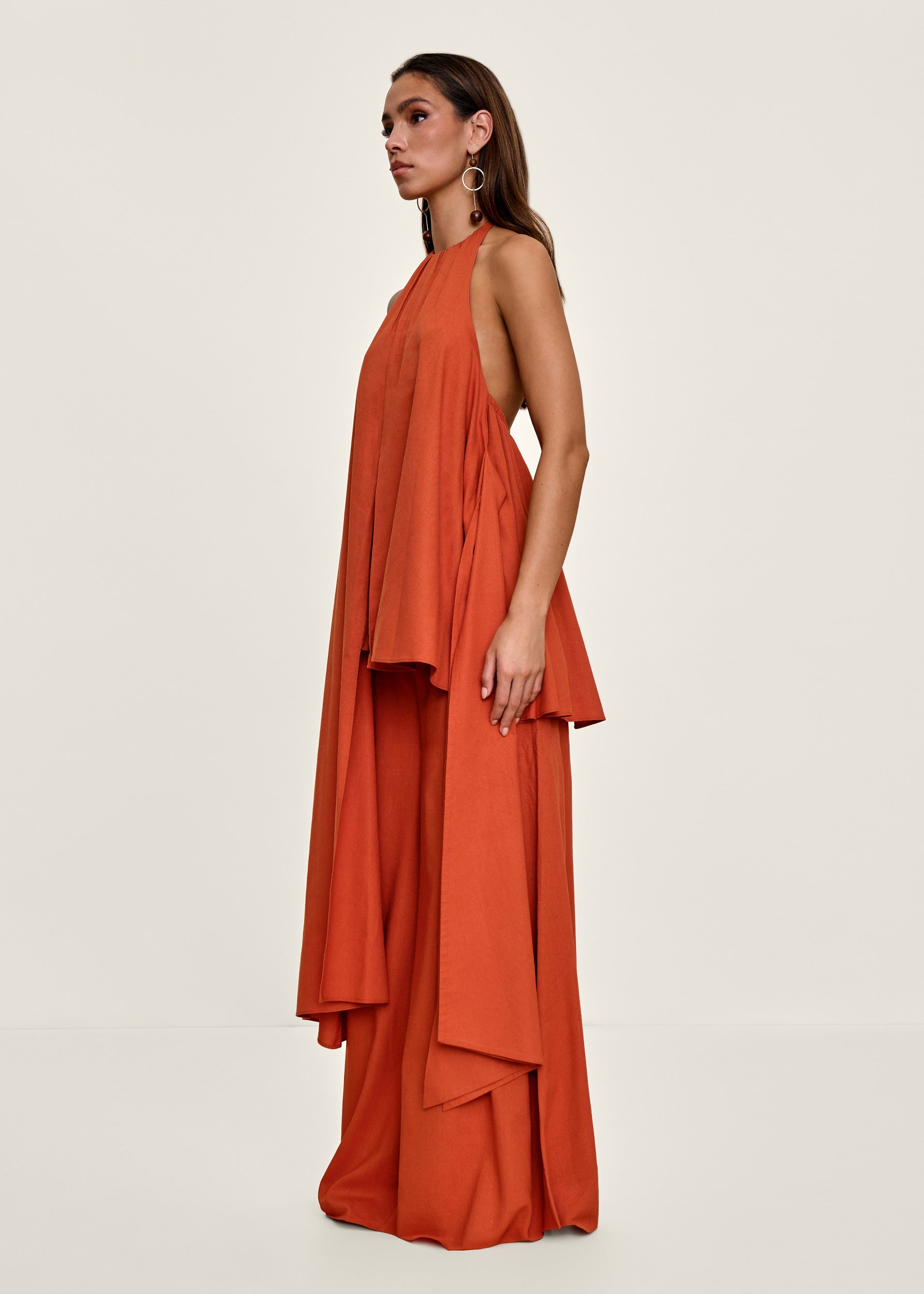 NATA PANTS - RED CORAL