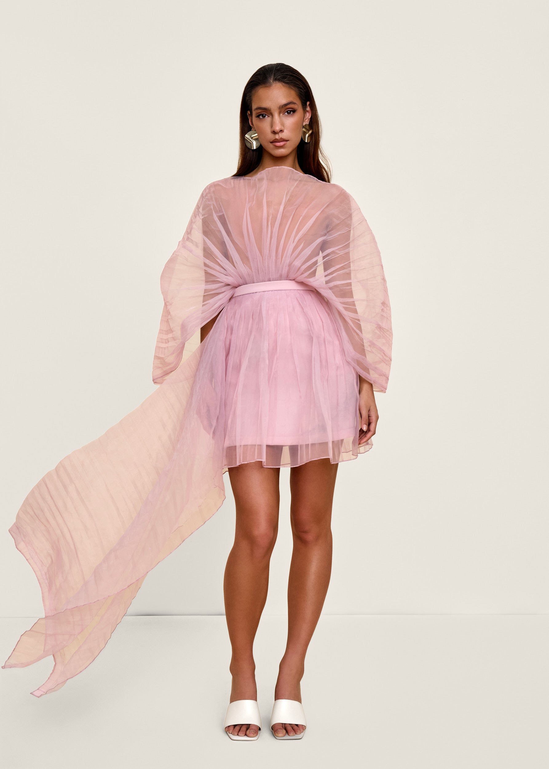 IME SKIRT- POWDER PINK