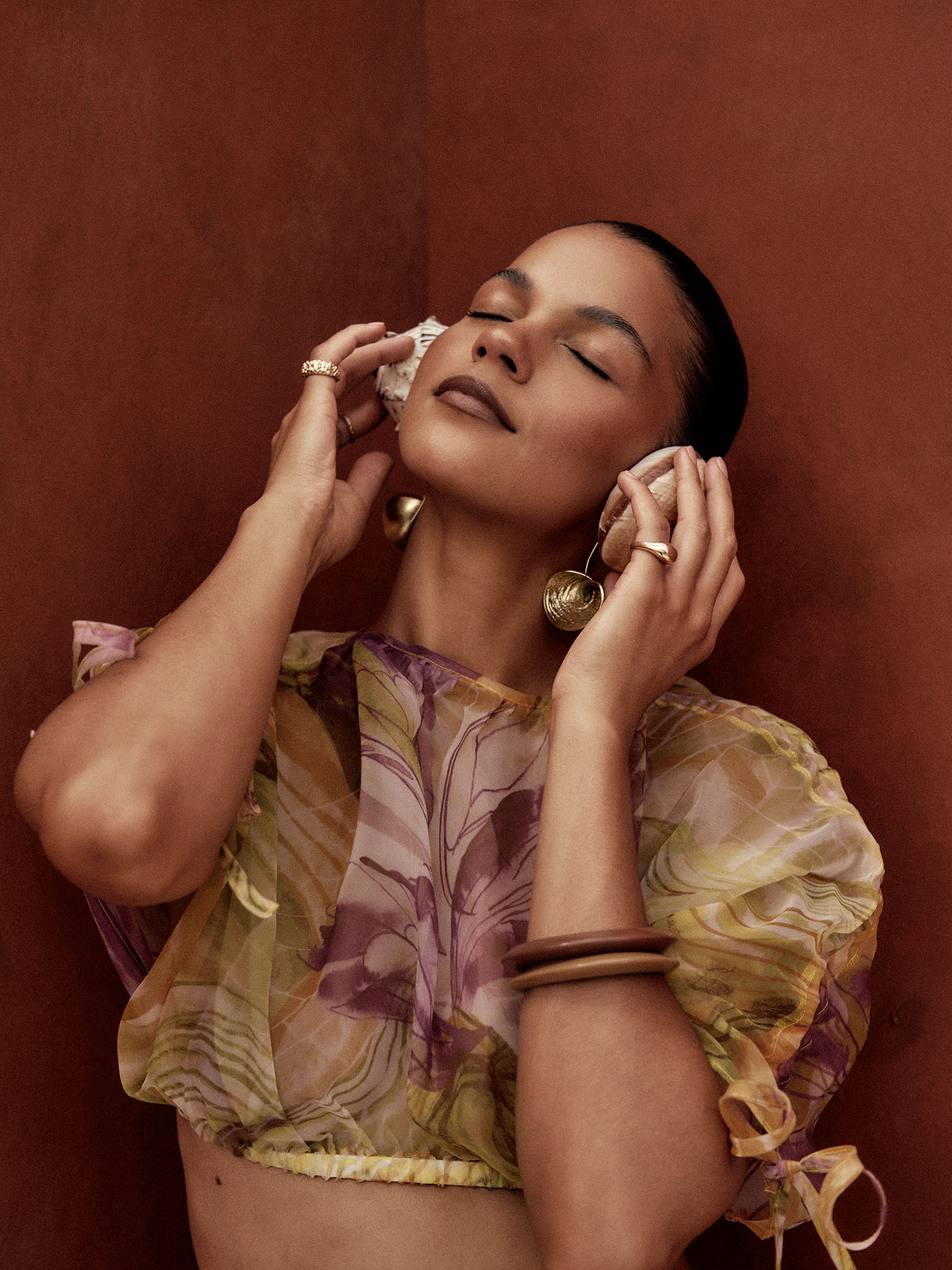 ONDU CROP TOP - VIBRA PRINT