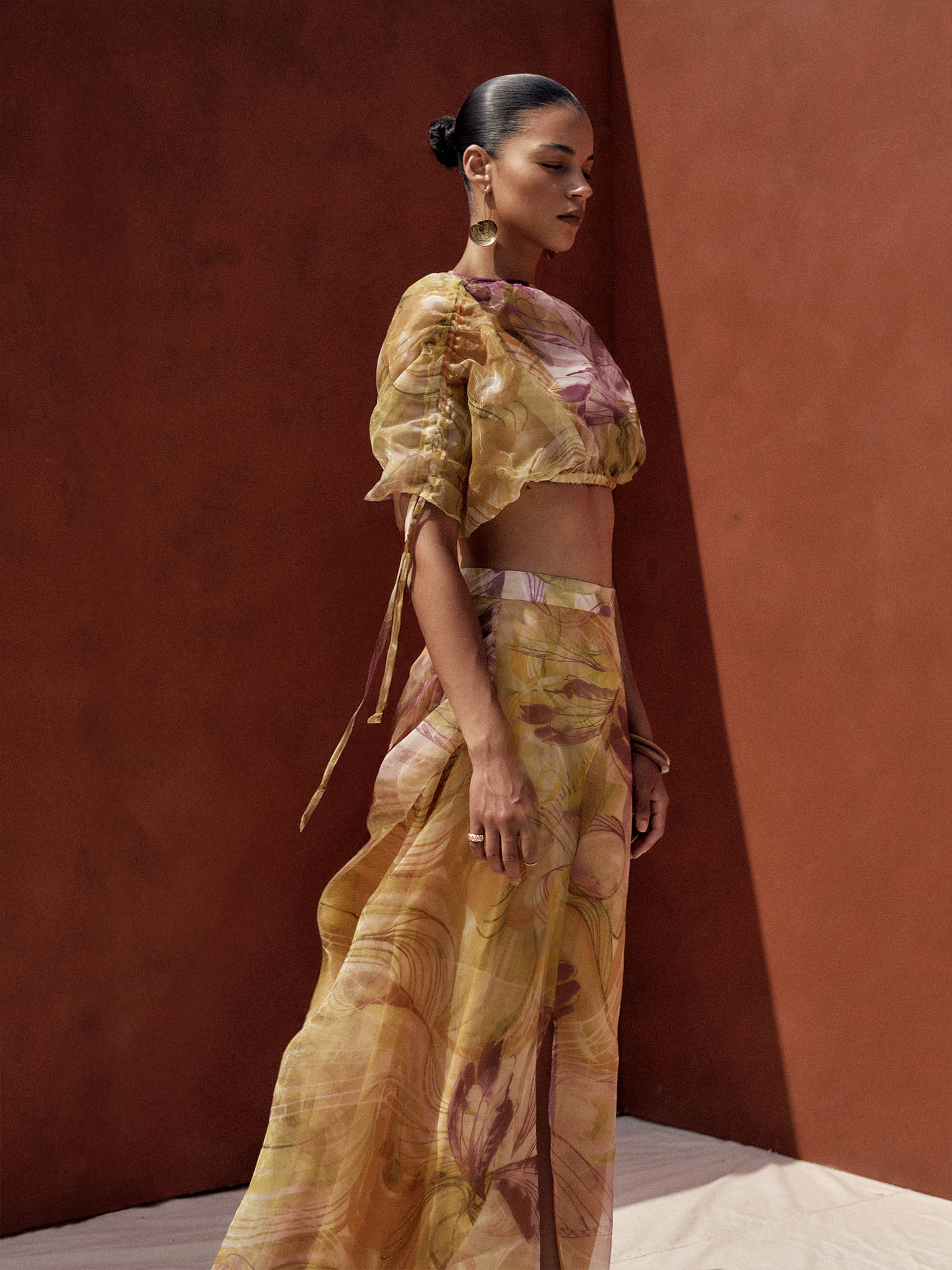 ANDREA IYAMAH ONDU MAXI SKIRT - VIBRA PRINT