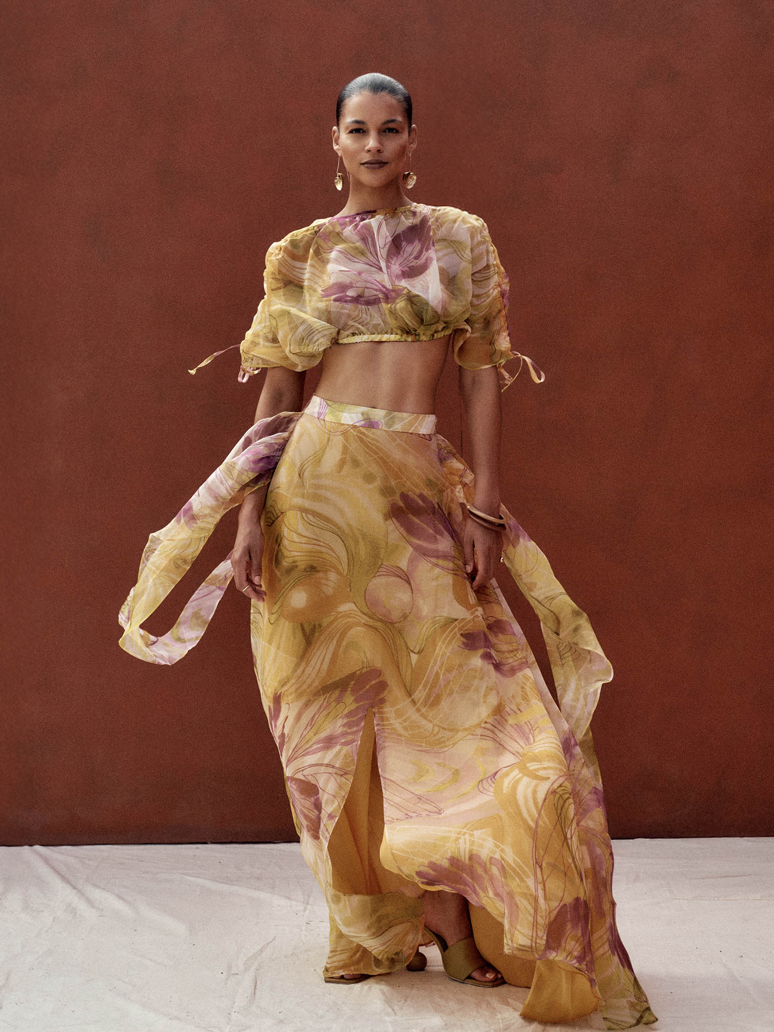 ONDU MAXI SKIRT - VIBRA PRINT