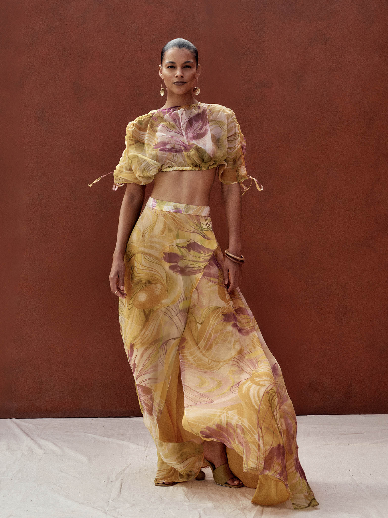 ONDU CROP TOP - VIBRA PRINT