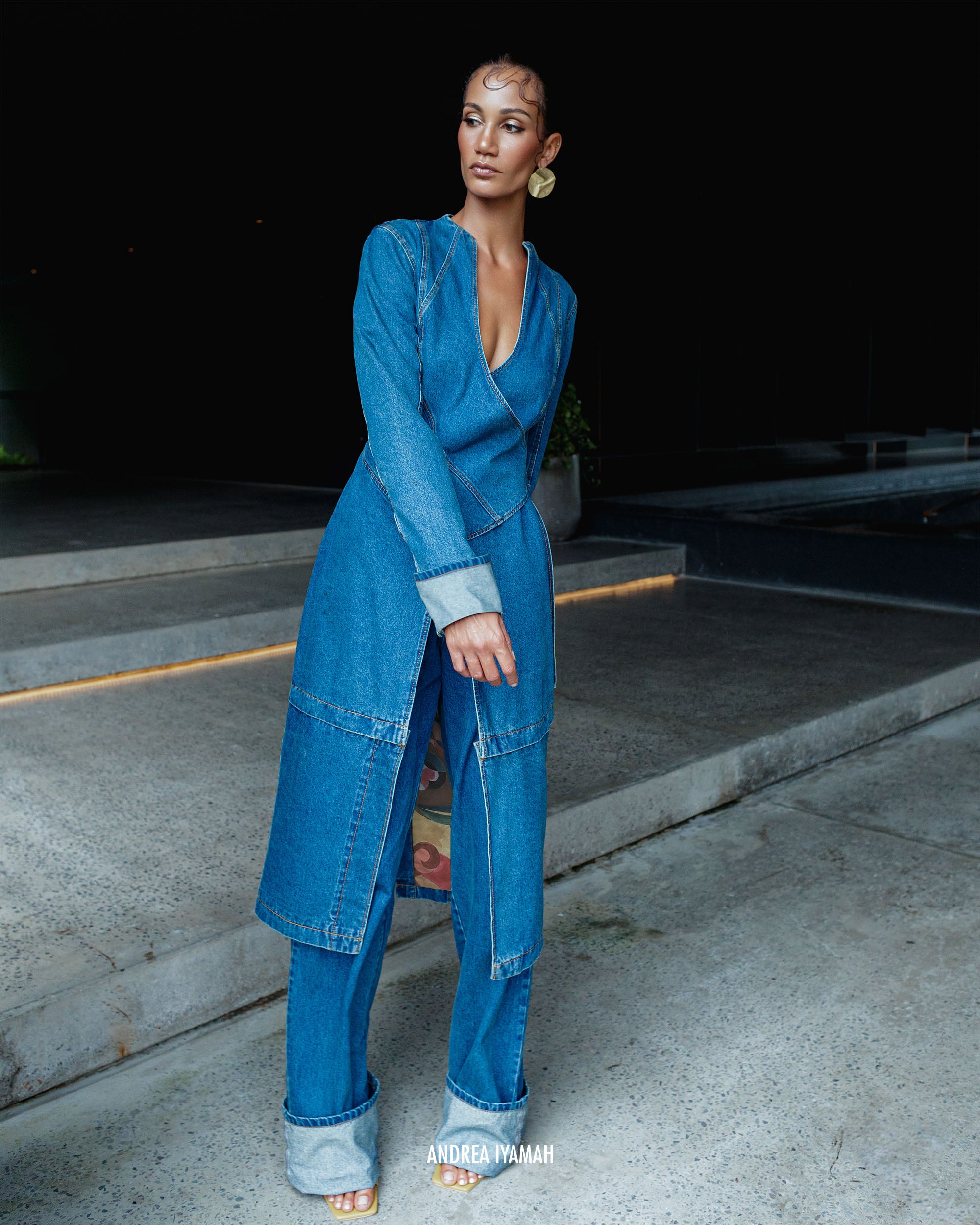 CURVA JACKET - DENIM