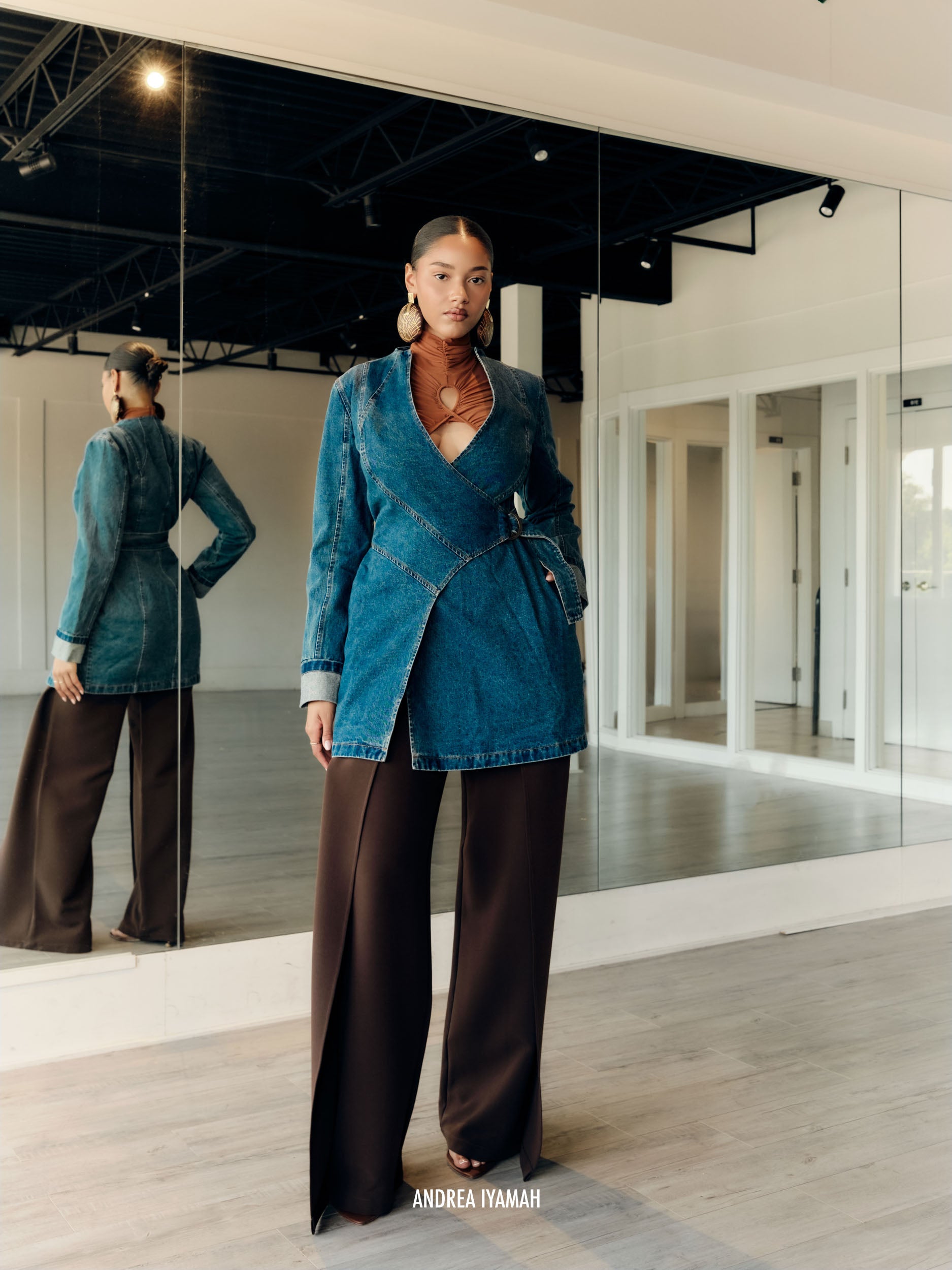 CURVA JACKET - DENIM