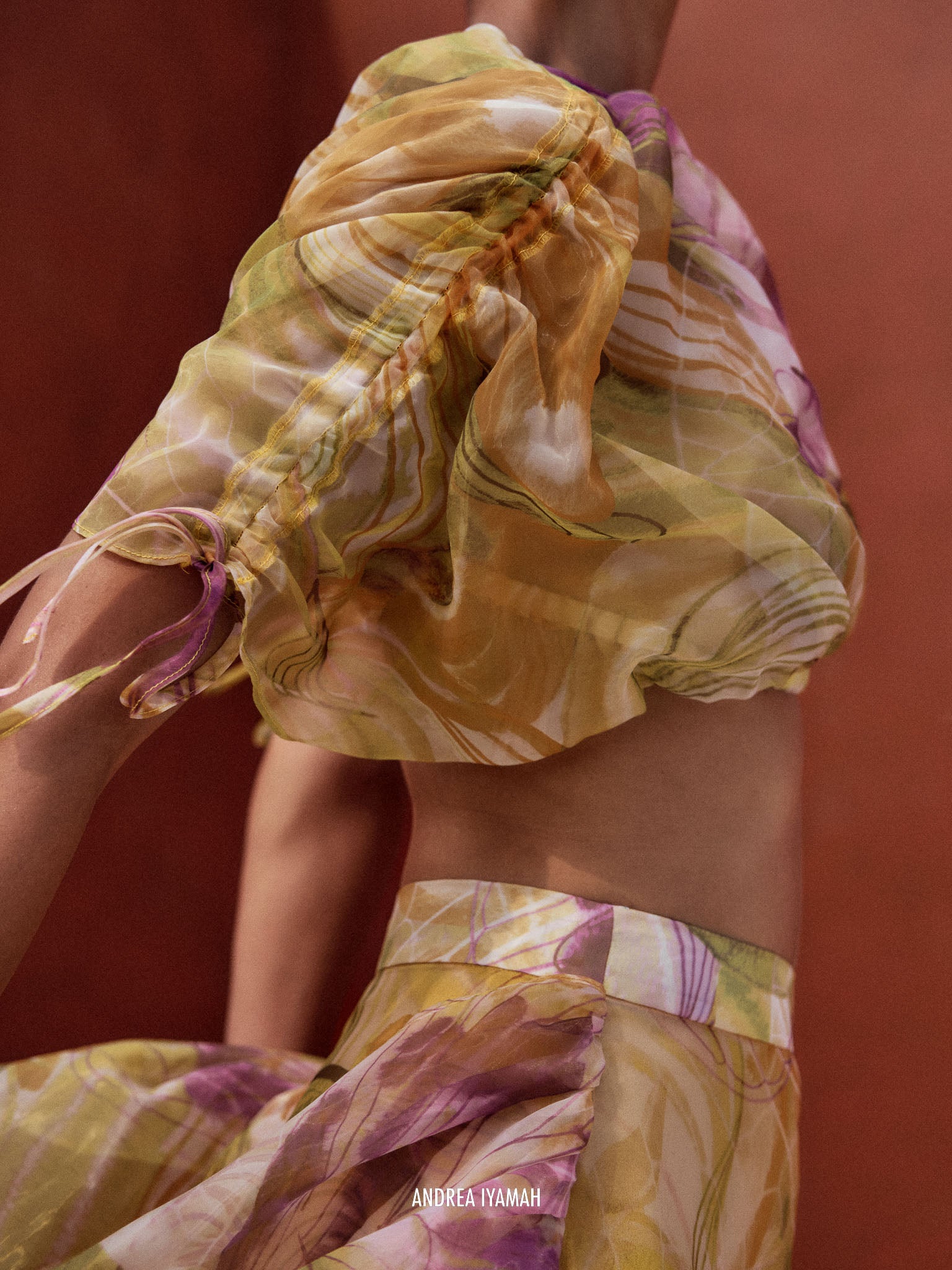 ONDU CROP TOP - VIBRA PRINT