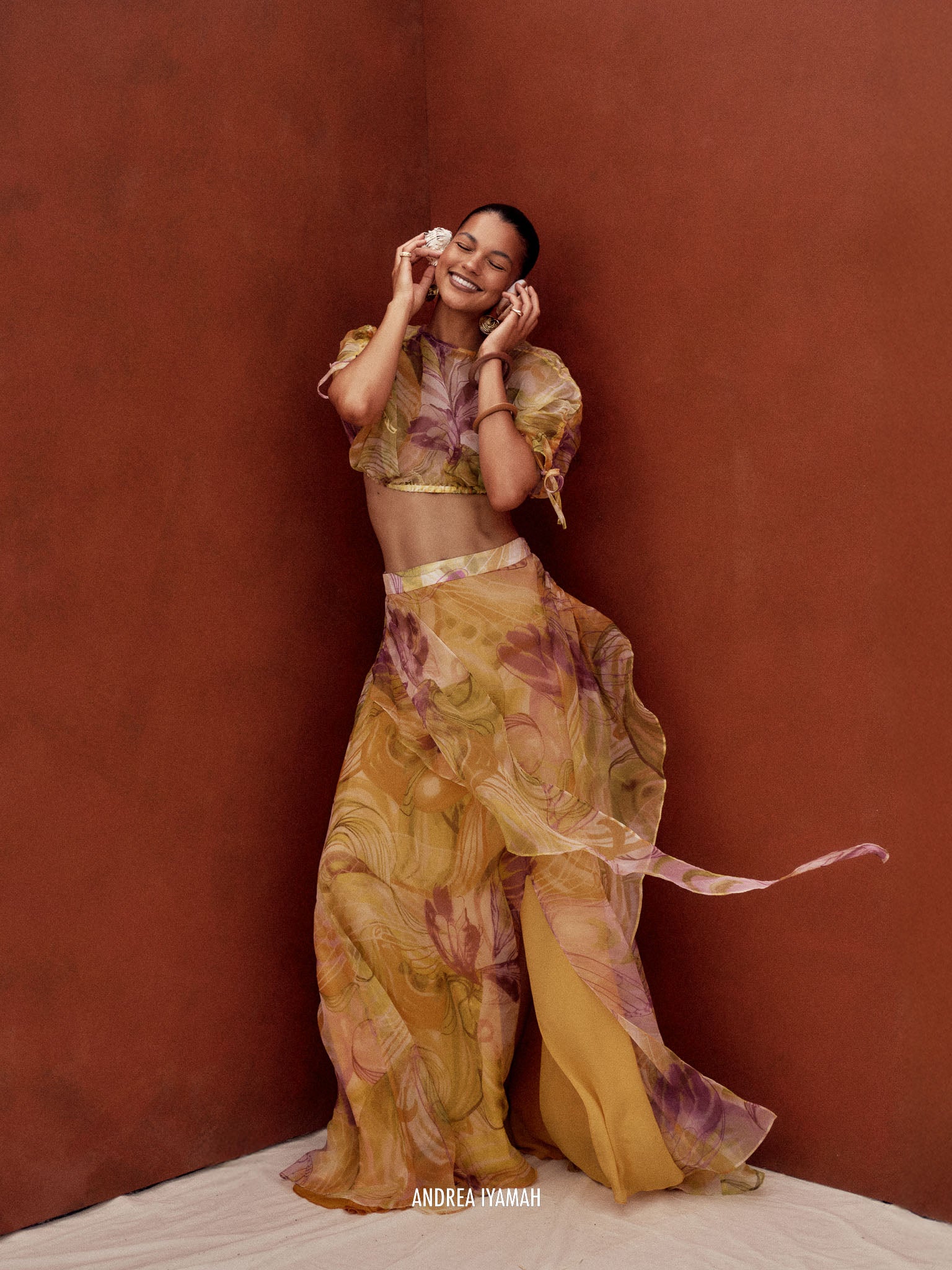 ONDU MAXI SKIRT - VIBRA PRINT