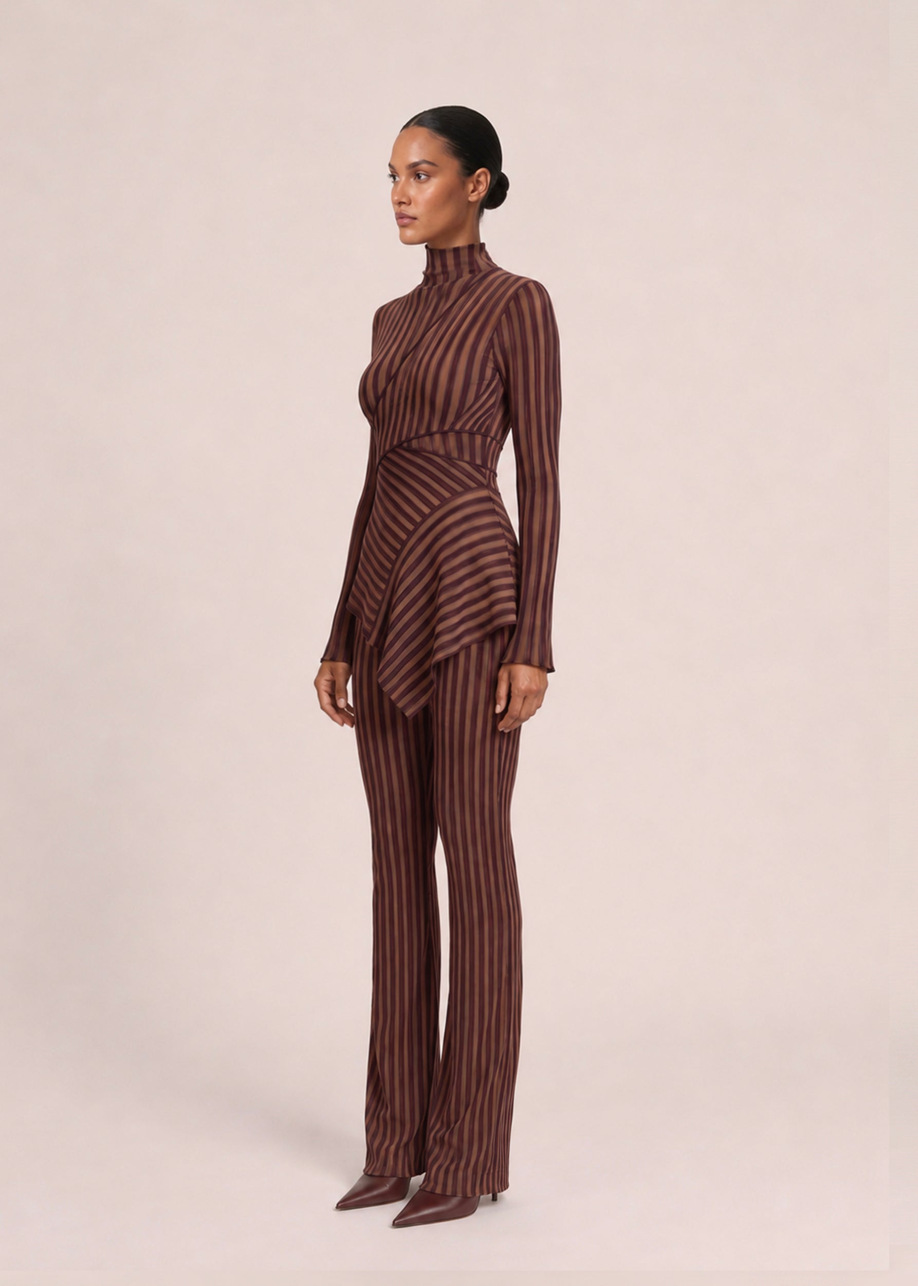 AYO KNIT PANTS - TOFFEE