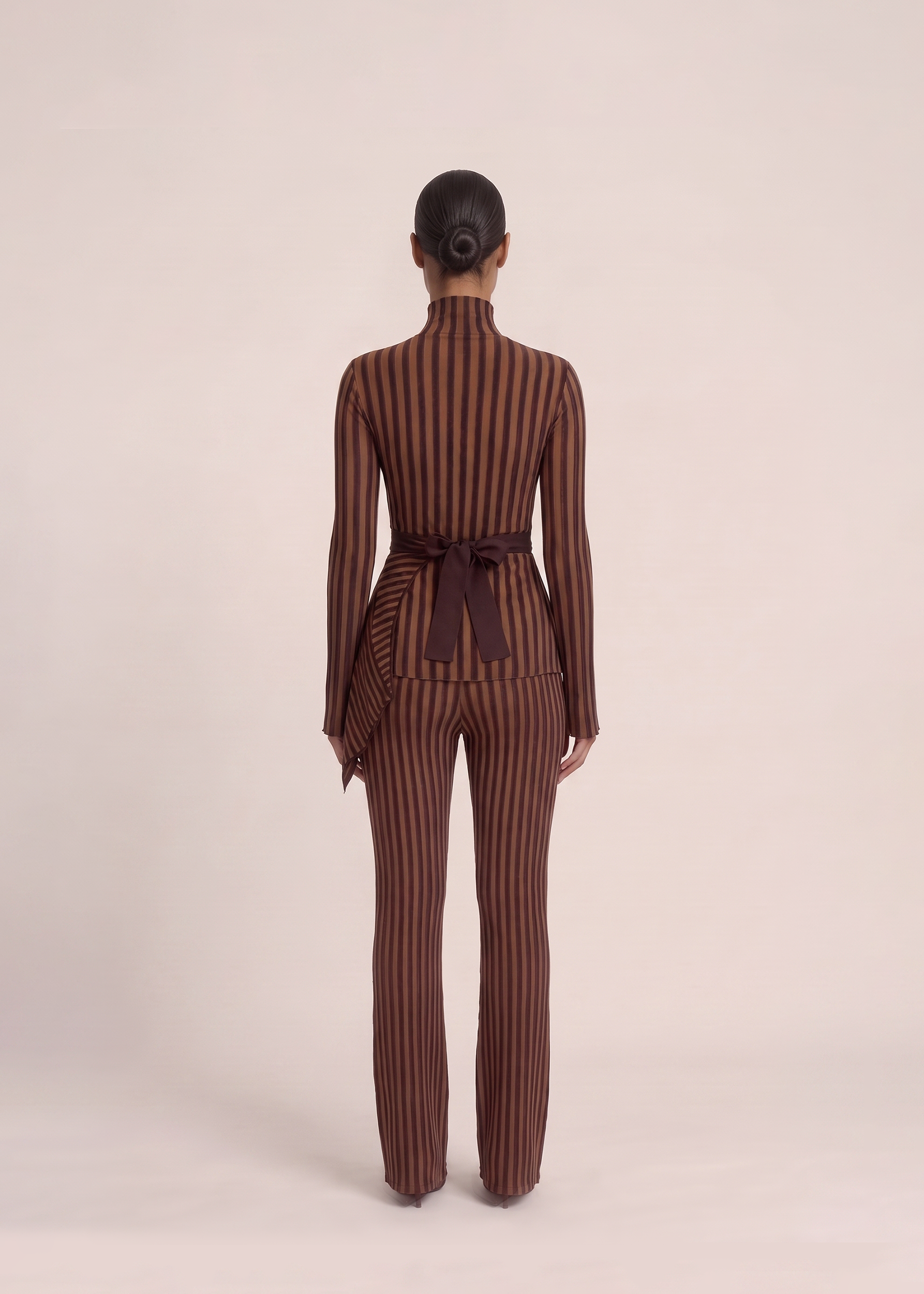 AYO KNIT TOP - TOFFEE