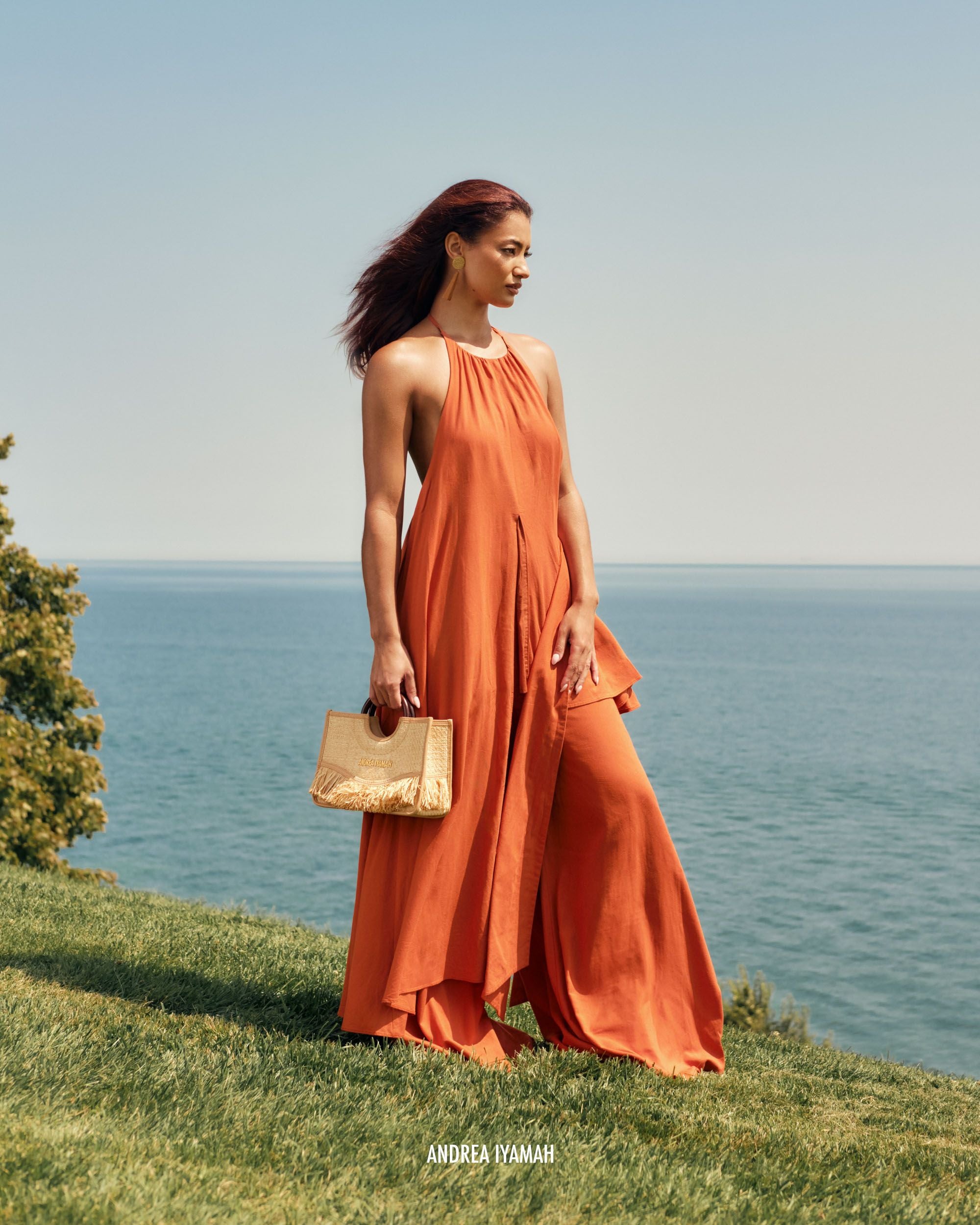 NATA TOP - RED CORAL