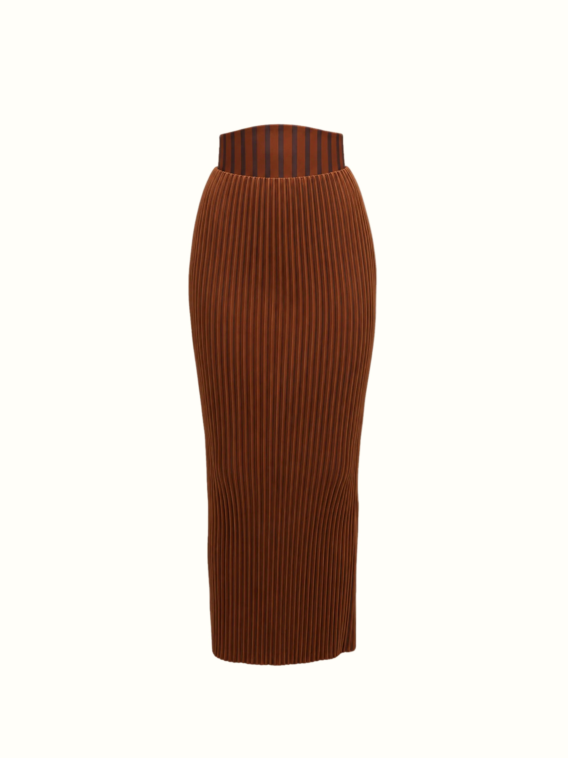 BEKA MAXI SKIRT-TOFFEE