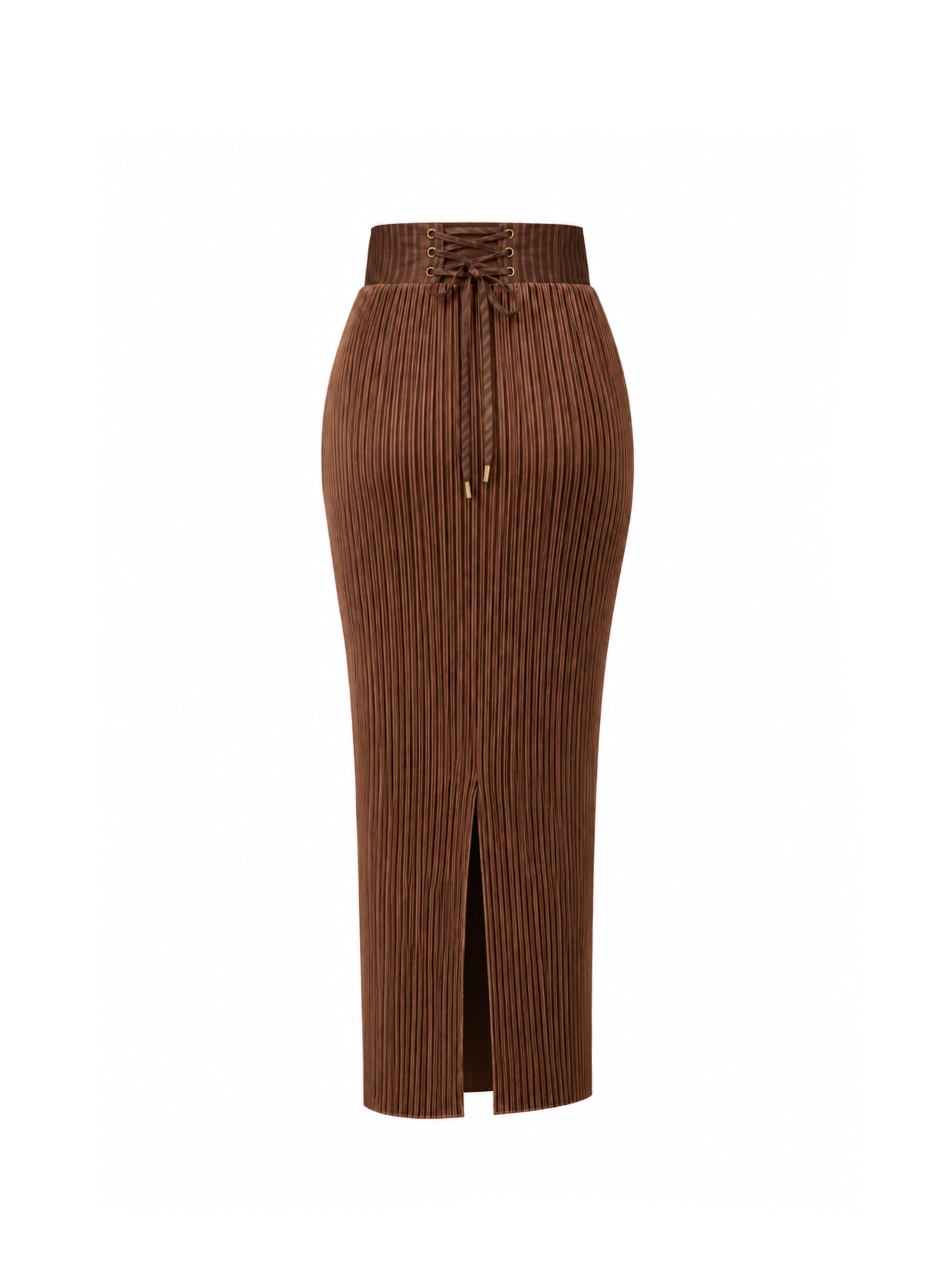 BEKA MAXI SKIRT-TOFFEE