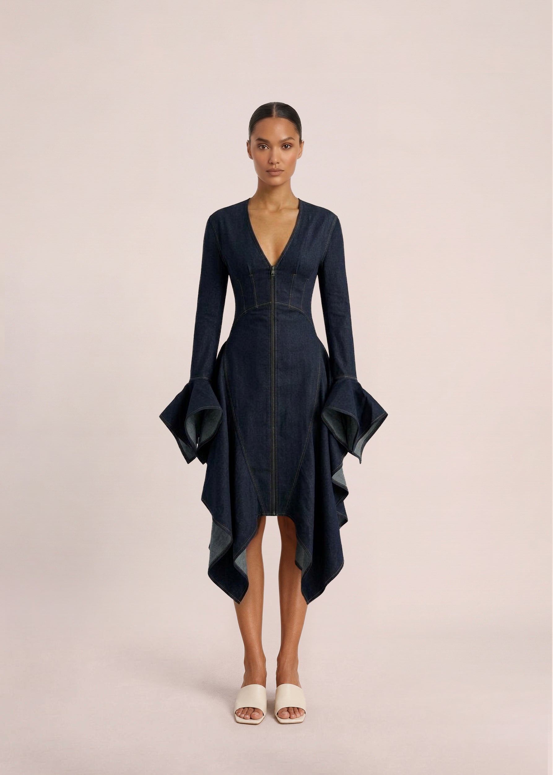 KOSA DENIM DRESS