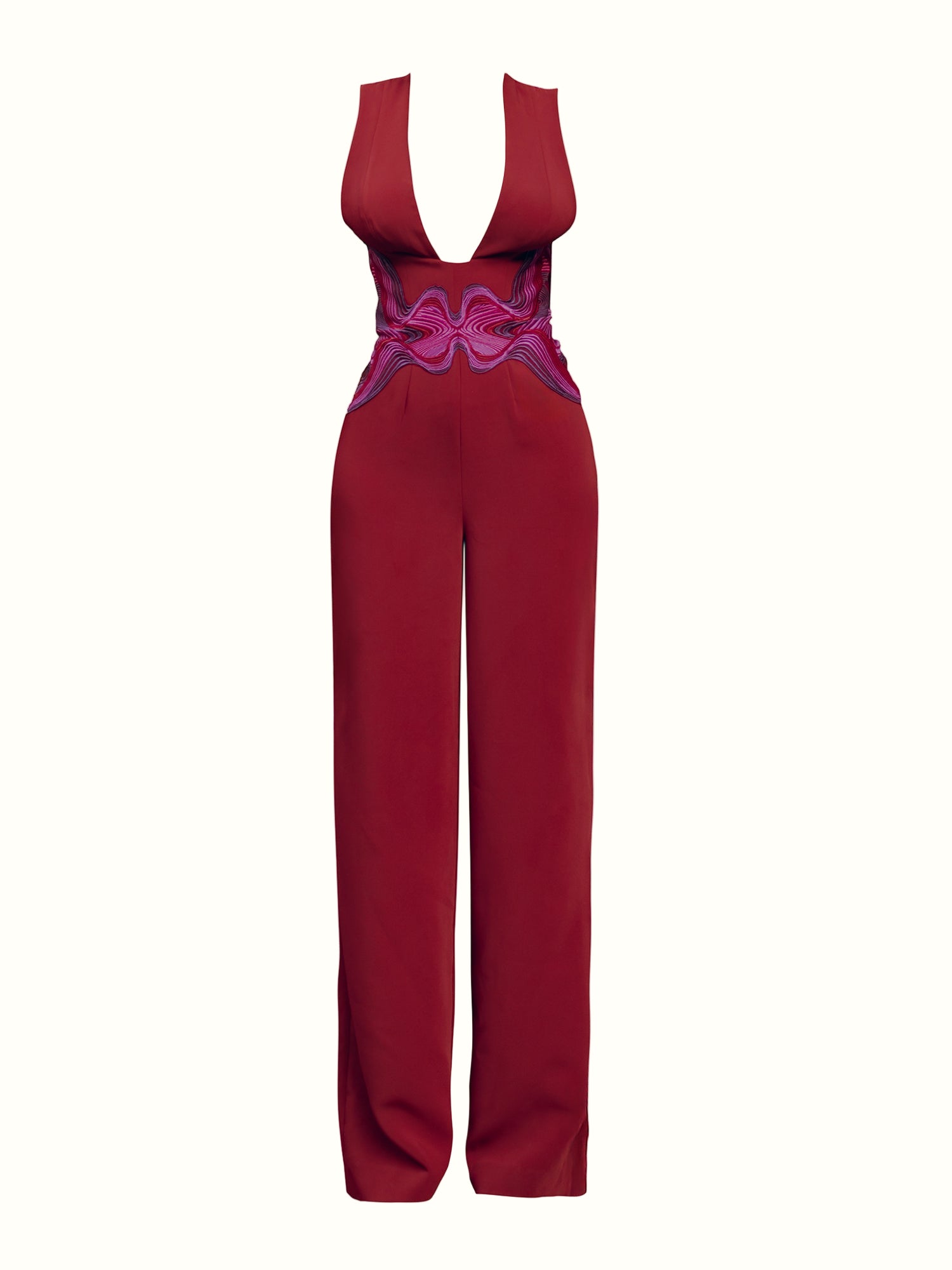 MILA JUMPSUIT - WINE