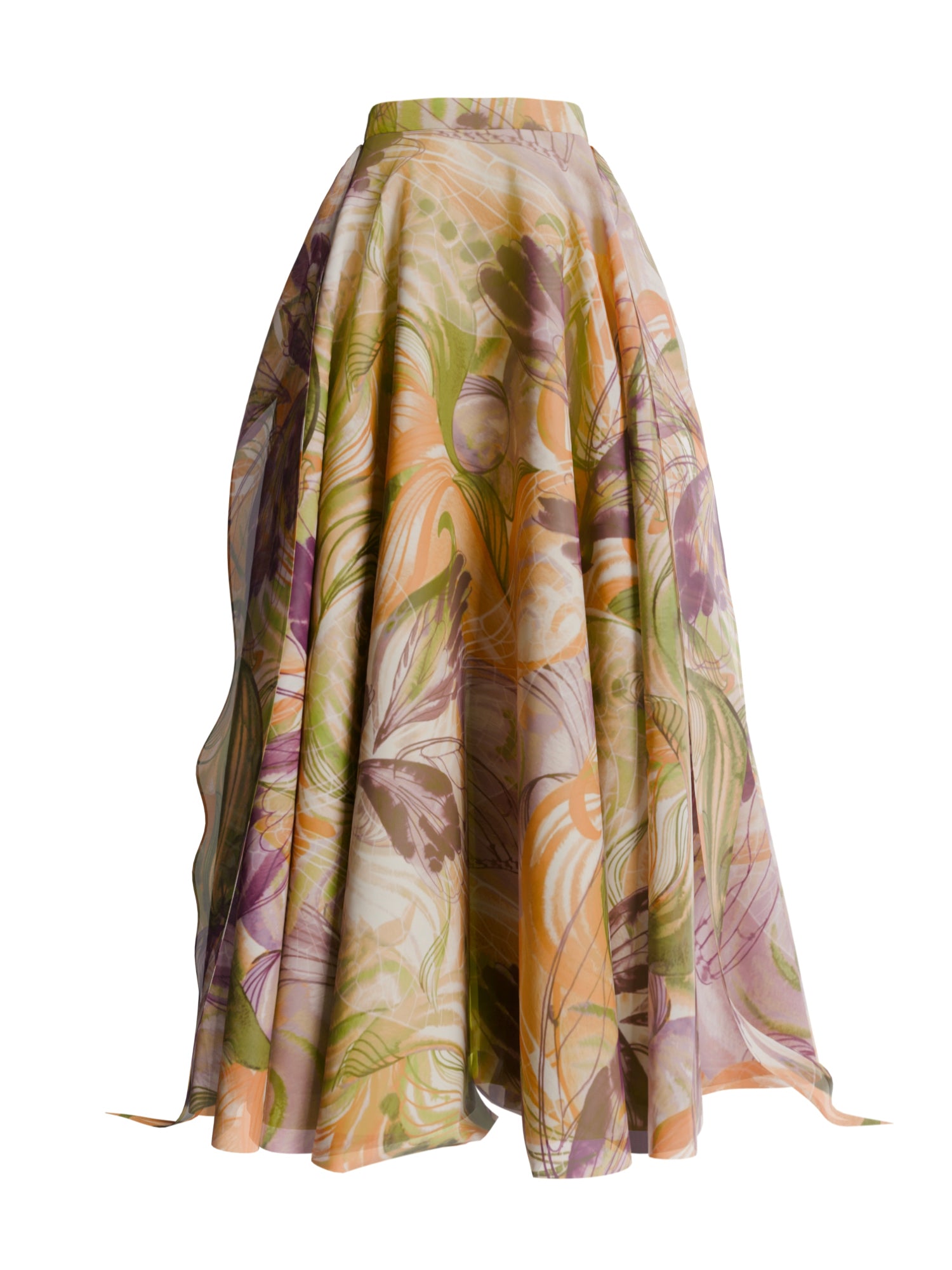 ONDU MAXI SKIRT - VIBRA PRINT