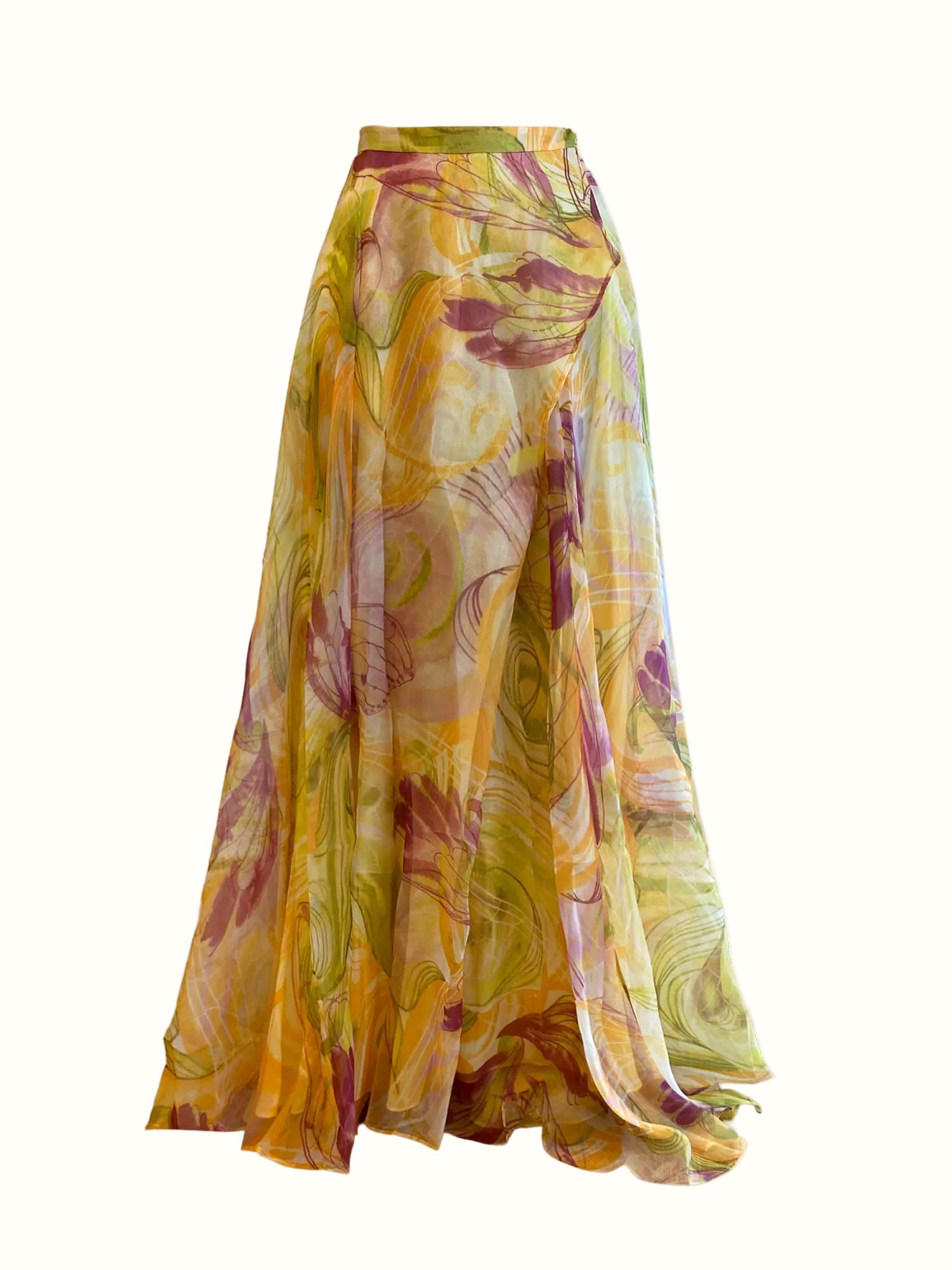 ANDREA IYAMAH ONDU MAXI SKIRT - VIBRA PRINT