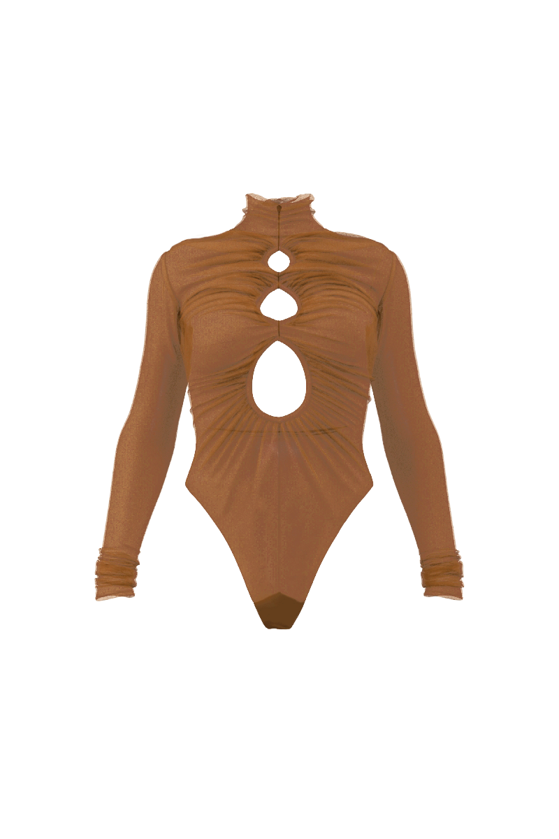 SALLE BODYSUIT - CAMEL