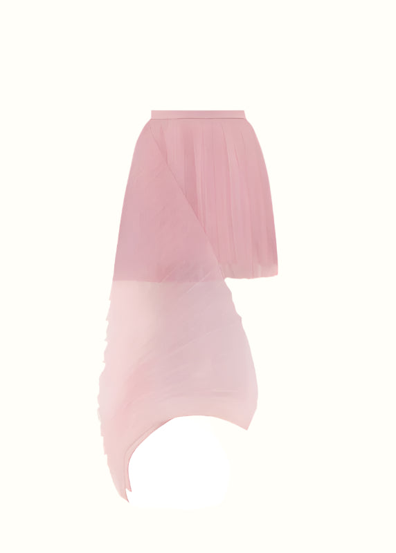 IME SKIRT- POWDER PINK