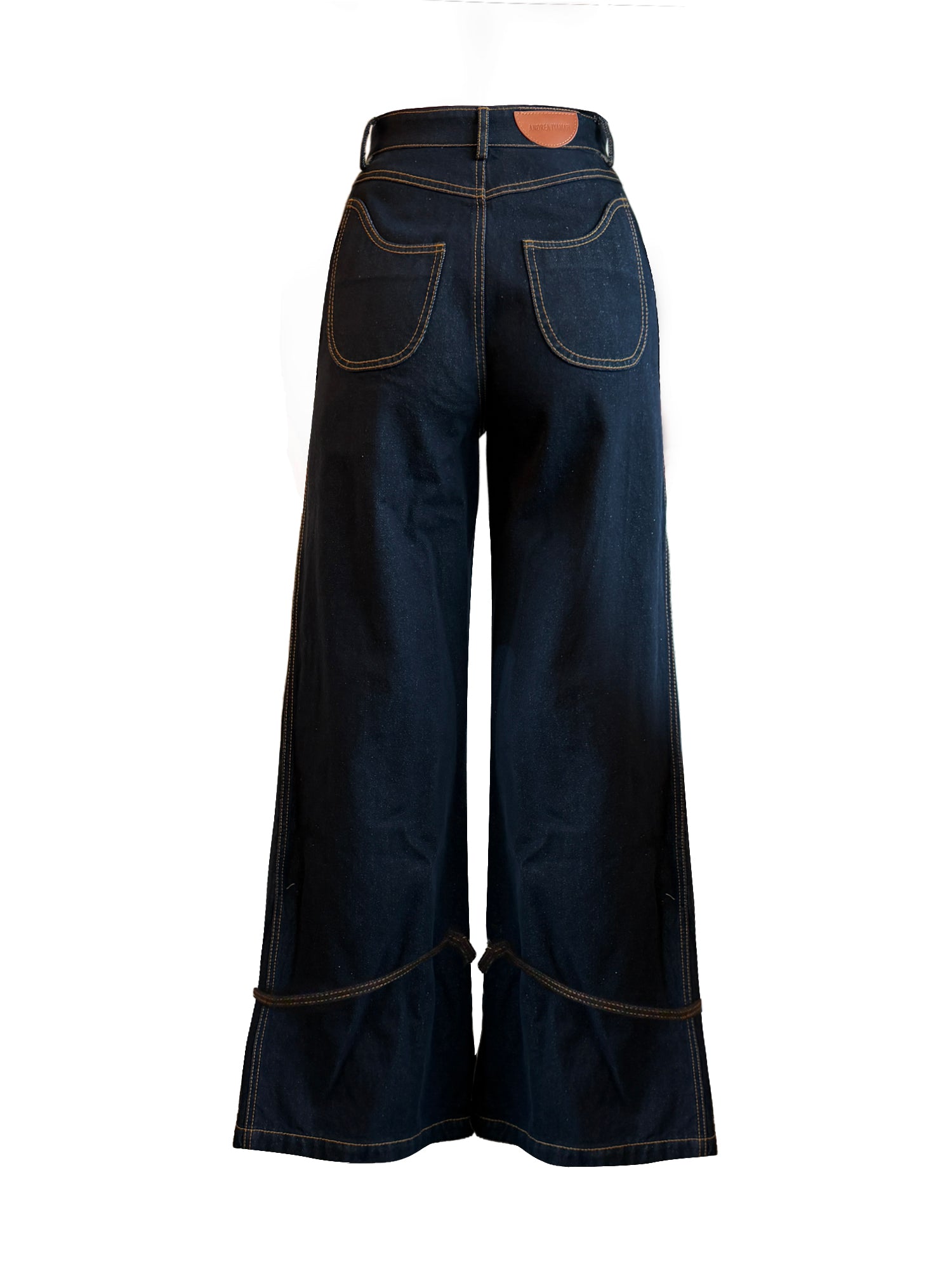 VALA WIDE LEG DENIM PANTS