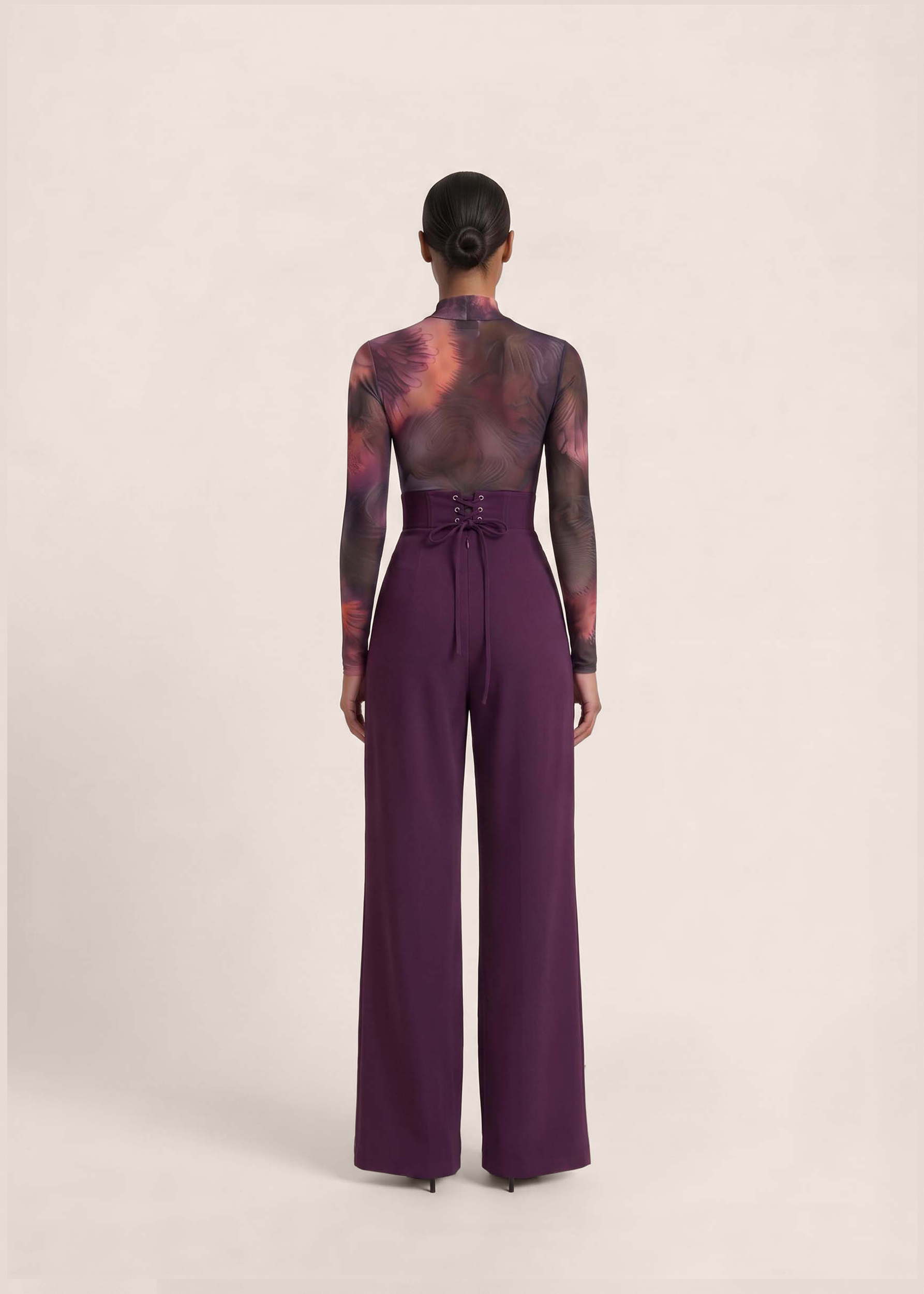 VIRA PANTS-PLUM