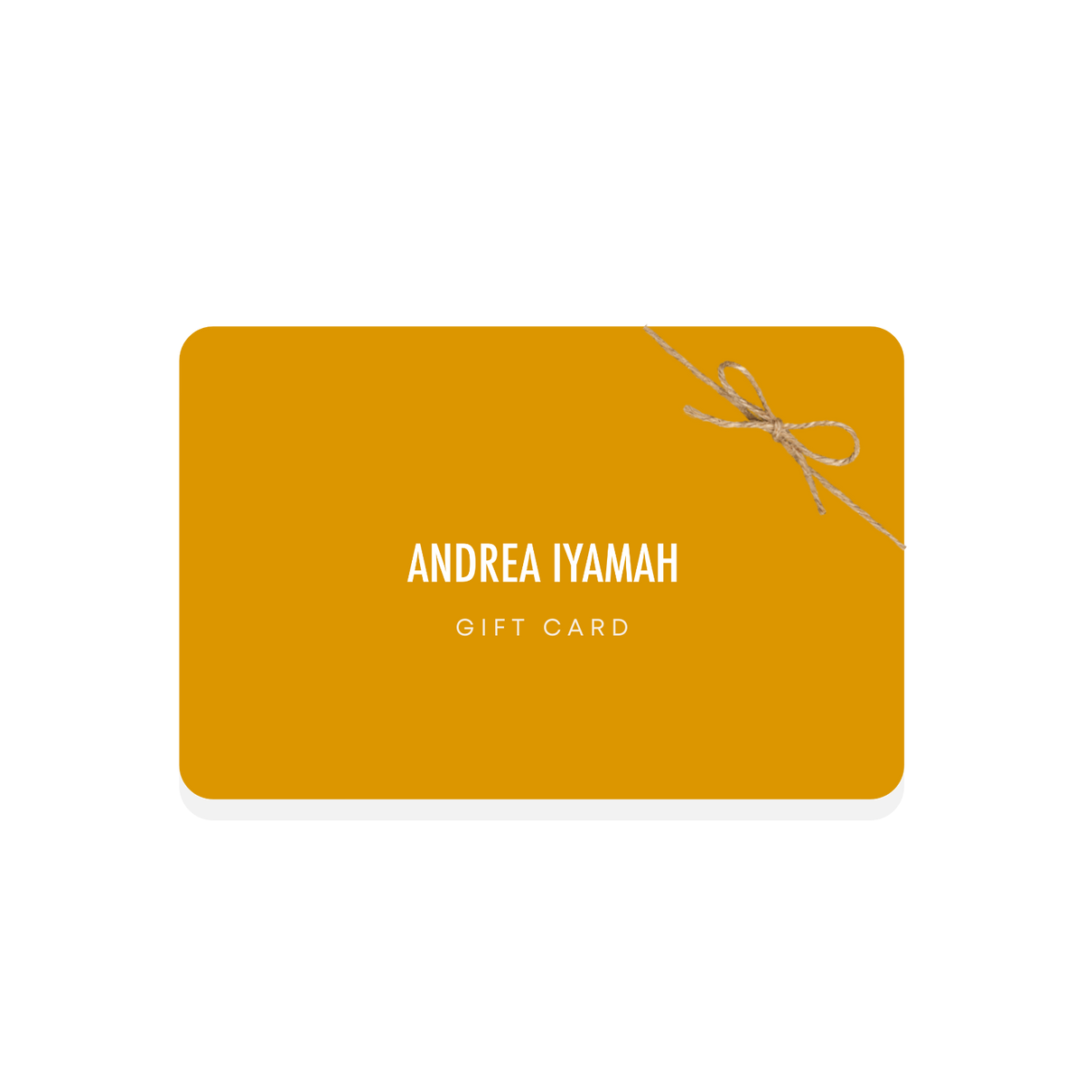Andrea Iyamah Gift Card
